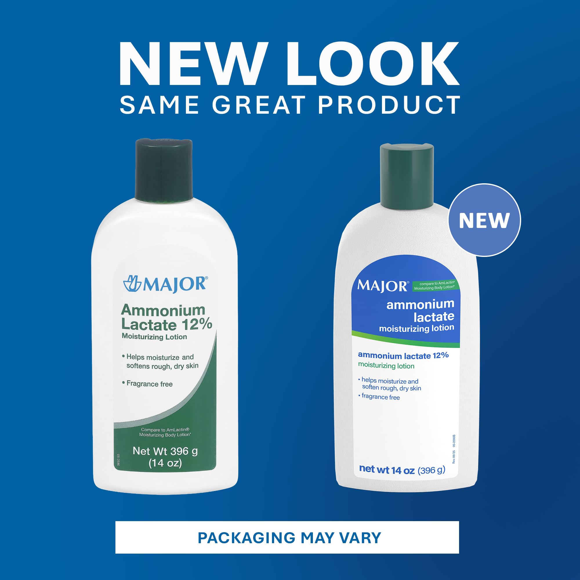 Major Pharmaceuticals Ammonium Lactate Lotion 12% 396 g (14 oz)