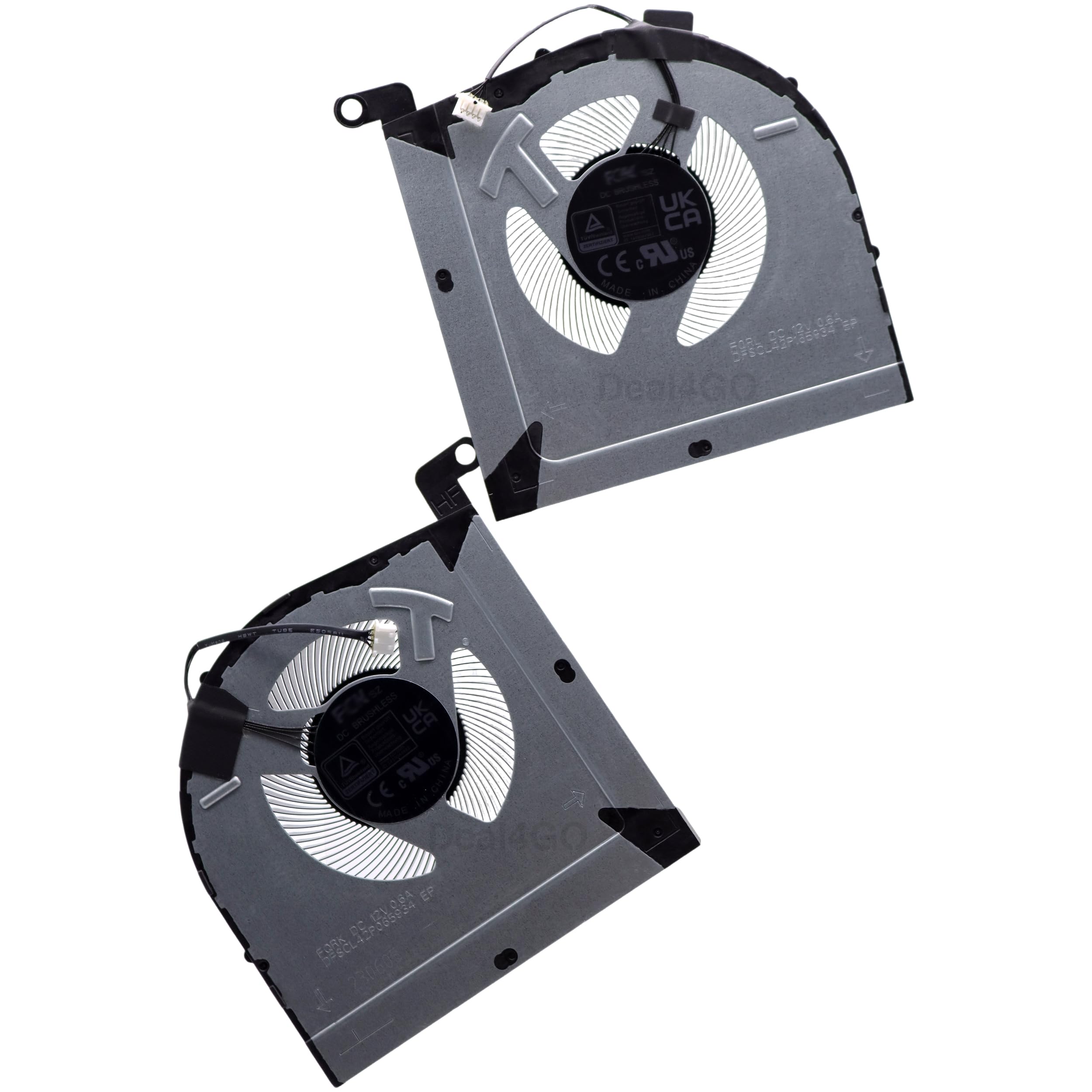 Deal4GO Ventilador de refrigeración gráfica de CPU y GPU de 12 V para Lenovo LOQ 15APH8 82XT, LOQ 16APH8 82XW (RTX 4060)
