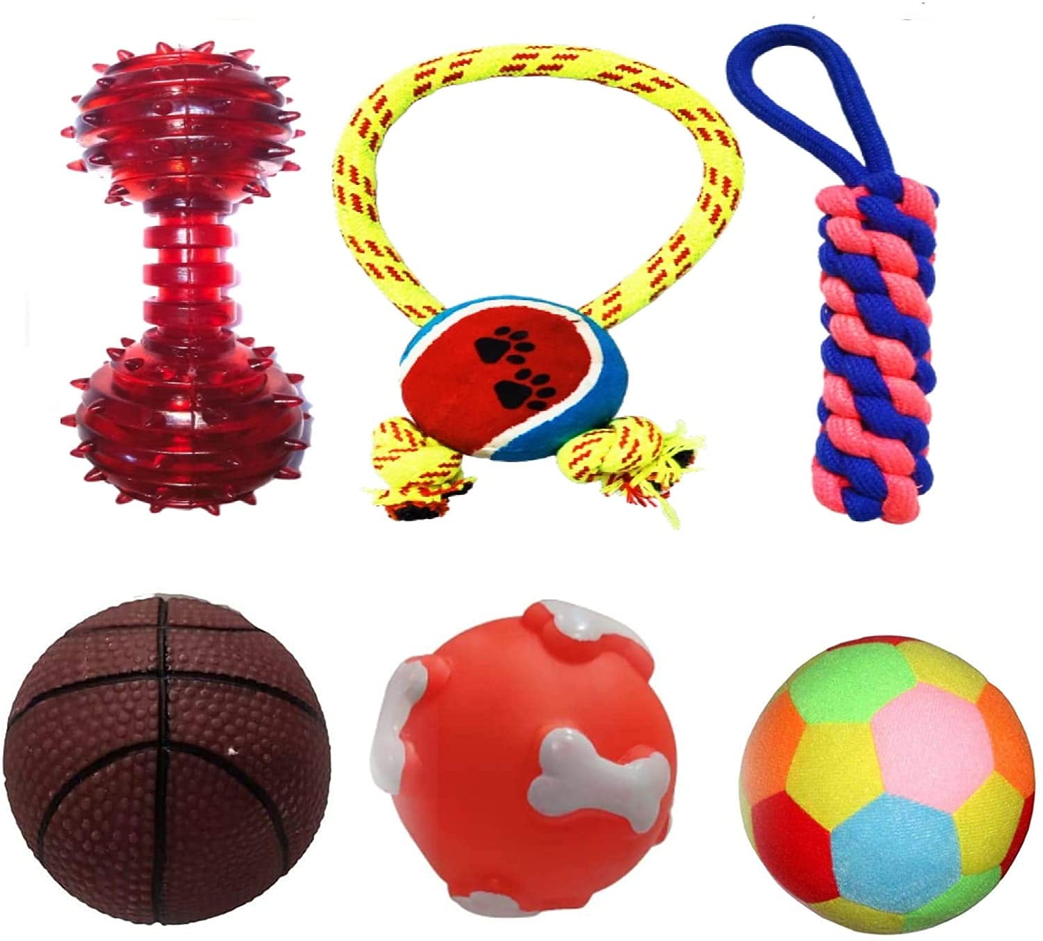 PSK PET MART 6 Toy Rope Toys Combo Puppy Teether Puppy Ball Chew Toys Teething Toys (Combo of 6) (B08CRL4QD2) Amazon Price History, Amazon Price Tracker