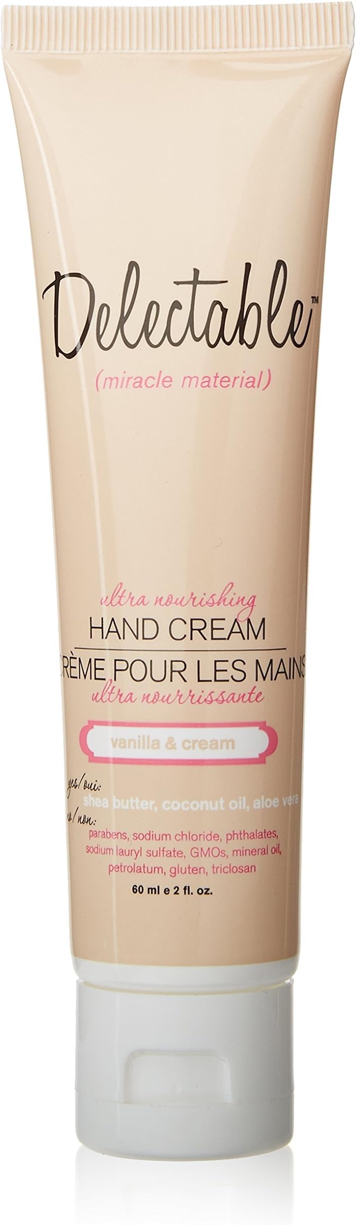 by Cake Beauty Ultra Nourishing Hand Cream to Go, Travel Size, Vanilla & Cream