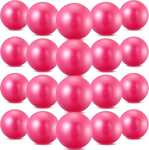 Sotiff 20 Pcs 9 Inch Exercise Pilates Ball Therapy Core Yoga Mini Balls for Stability Barre Training Stretching Physical Posture Training Gym