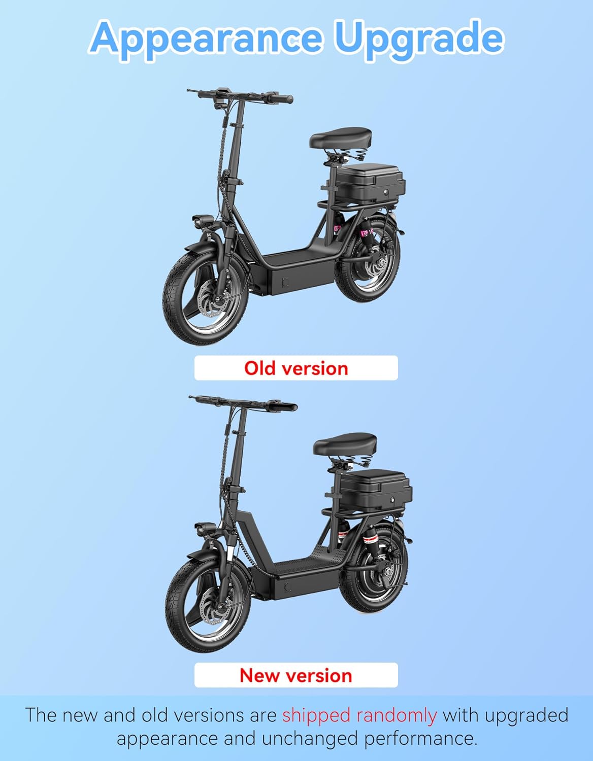 Scooter with Rear Box and Kickstand