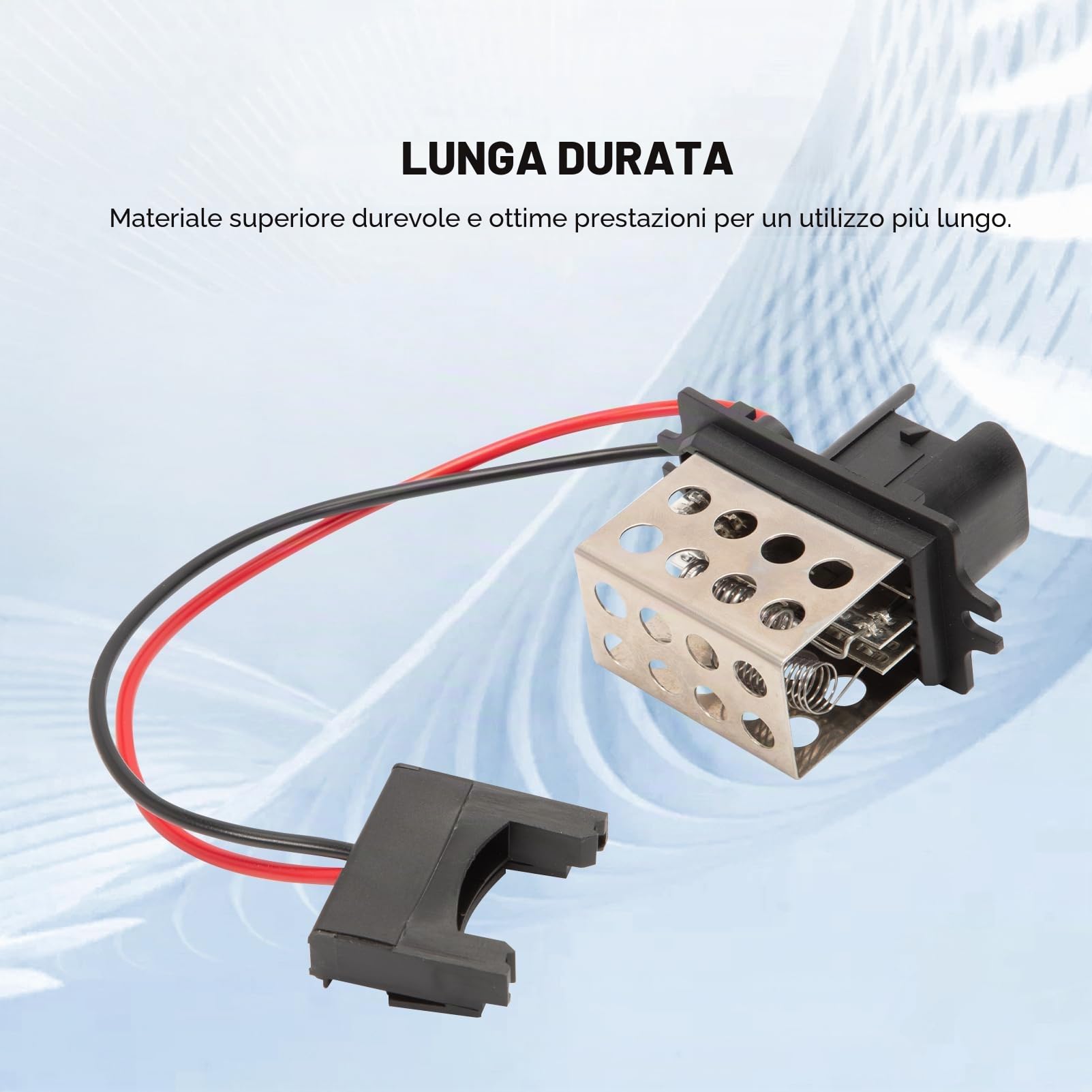 Resistenza La Serie Ventilatore Riscaldamento Auto Compatibile con Rena-ult Kangoo,Resistenza di Riscaldamento Ventilazione per Clio Mk1 7701034875 2710000QAC