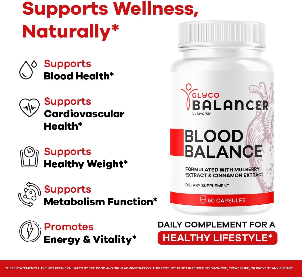 (2 Pack) Glyco Balancer Capsules - Official GlycoBalancer Supplement Support Pills Advanced Formula All Natural Premium Ingredinets for Health Support Vitamins and Wellness, 120 Capsules for 2 Months - Image 3