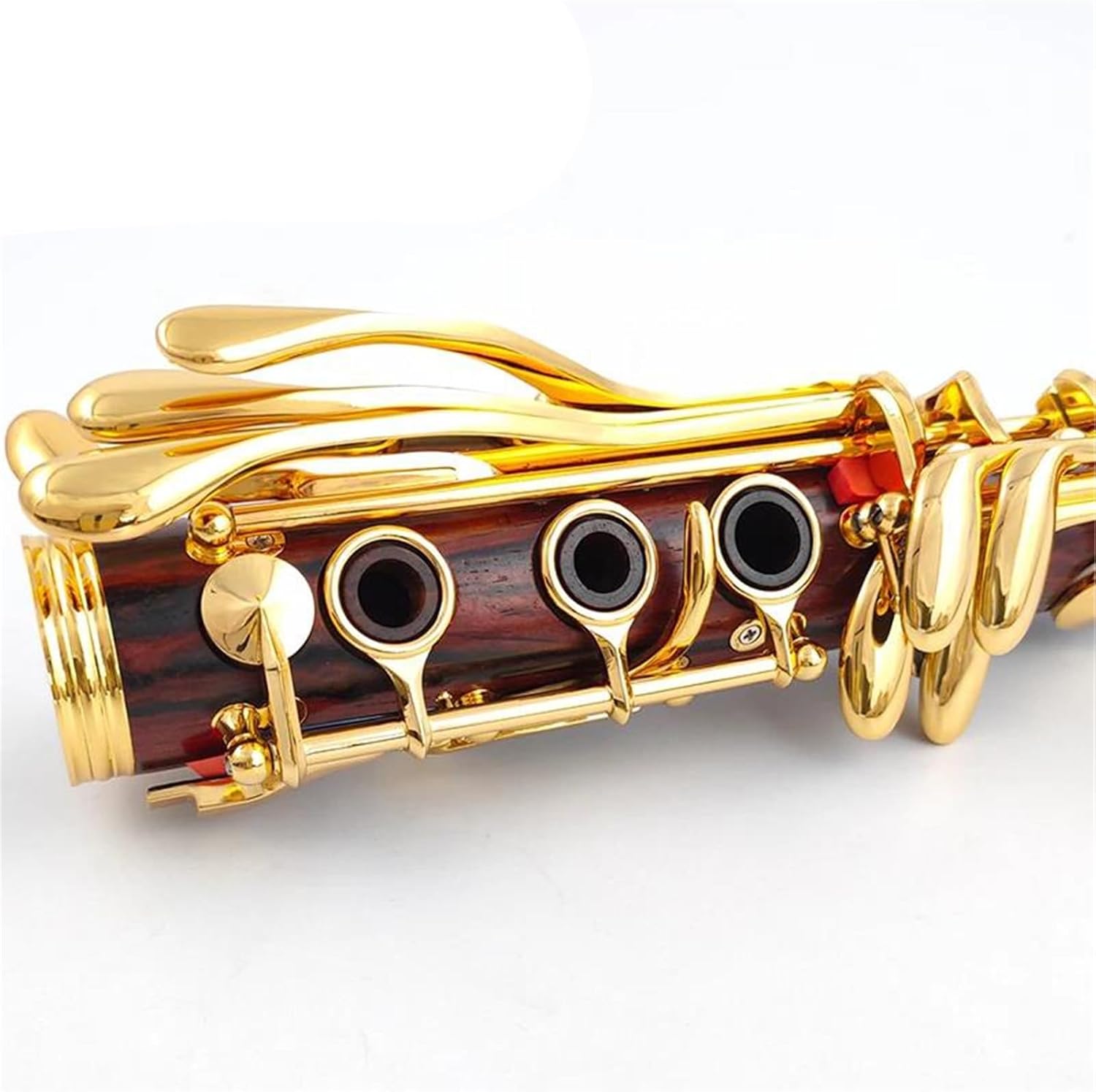 Clarinet Musical Instruments Kokopolo Wood Professional Clarinet Bb Rosewood Silver Plated Key Clarinet