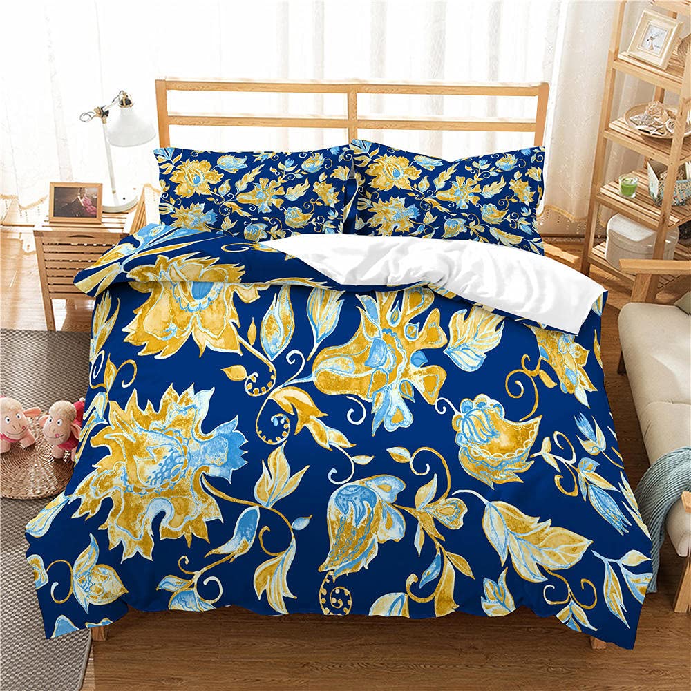 printed down comforter