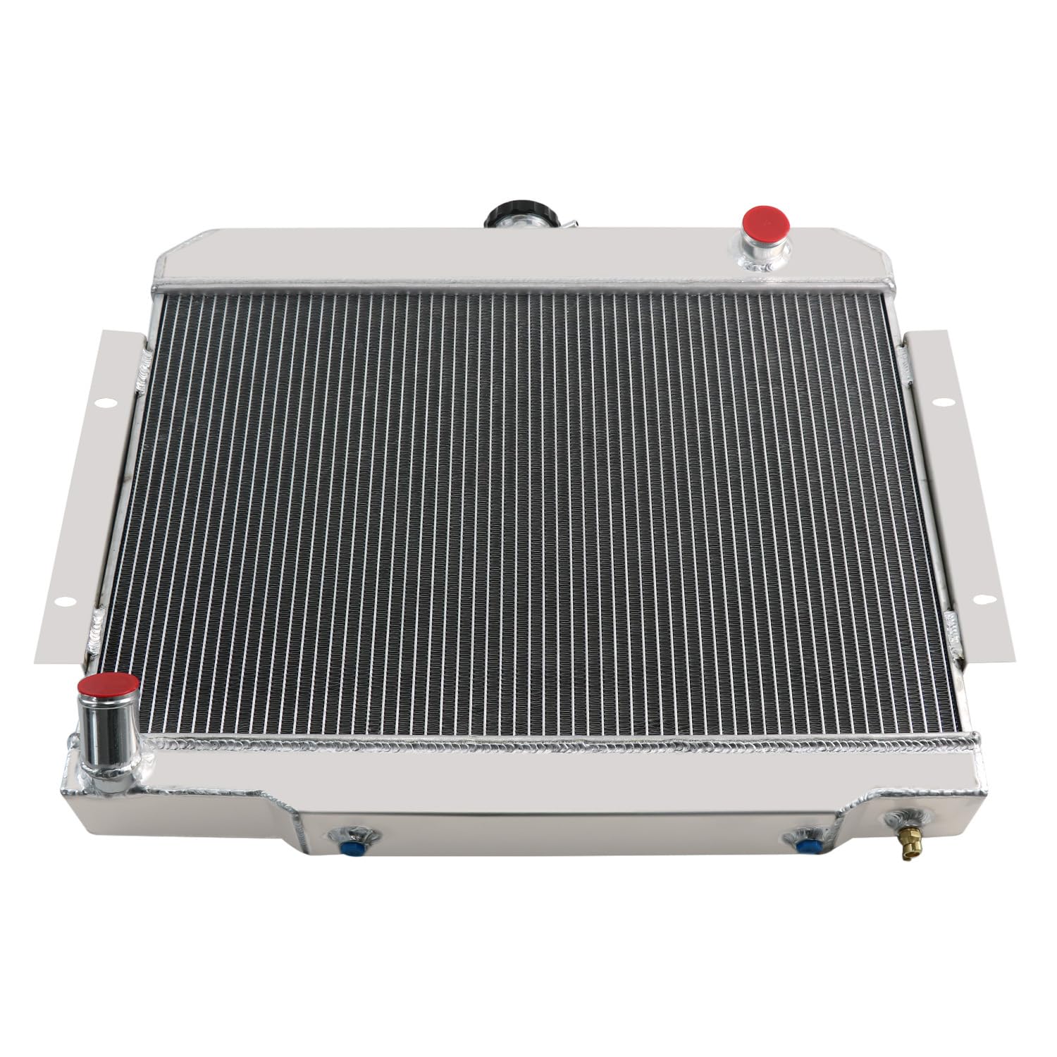 Aluminum Fan Shroud & Dual 10" Electric Fan Kit With Thermostat For 1972-1986 Jeep CJ5 CJ7 Cherokee, Commando, J10 J20