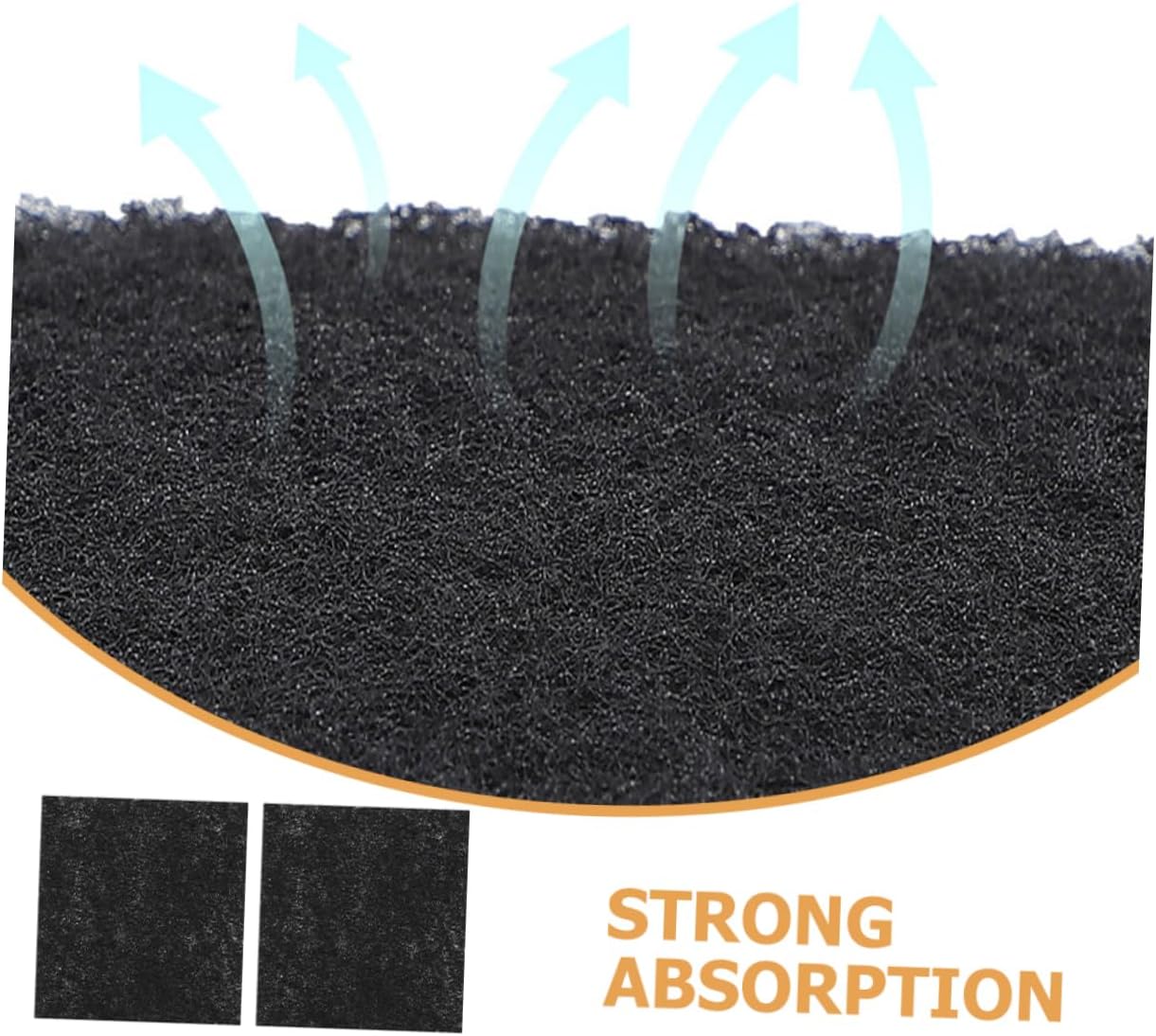 UPKOCH Cat Litter Box Charcoal Bag 18pcs Litter Liner Filters Odor Control Sheets for Compost Bin 8 71+JS tijzL. AC SL1244