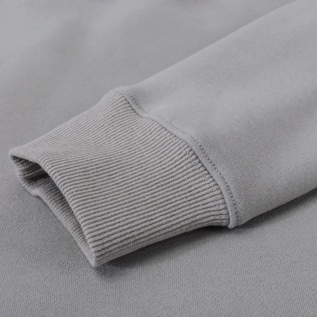 Amazhiyu Sudadera corta con capucha y manga larga para mujer, de forro polar