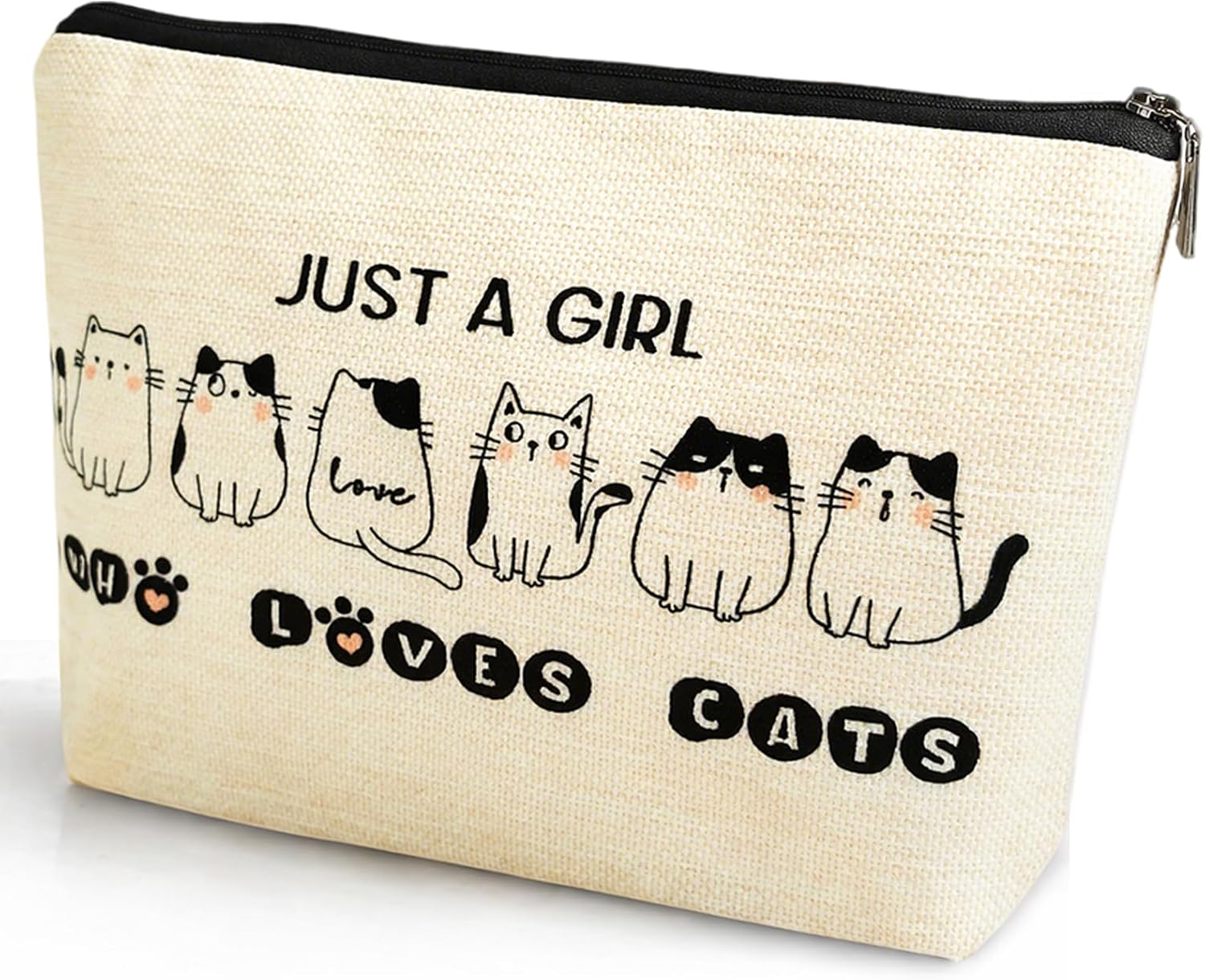Funny Cat Gifts for Women Makeup Bag, Cat mom Gifts for Cat Lovers, Cats Themed Gifts for Women Lady Girls Daughters, Cats Birthday Decorations, Christmas Travel Cosmetic Bag