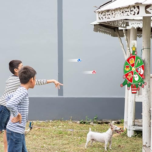 Miniatura 8 de chiazllta 2 piezas de juegos de mesa de dardos de San Patricio para niños, diana grande del día de San Patricio con bolas adhesivas, juegos