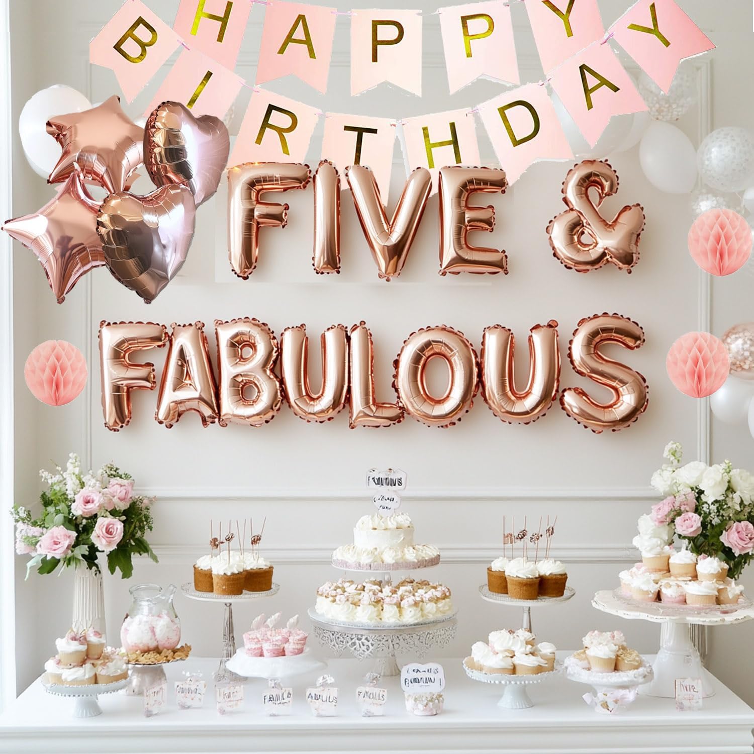 Five And Fabulous Birthday Decorations, Year Old Philippines Ubuy