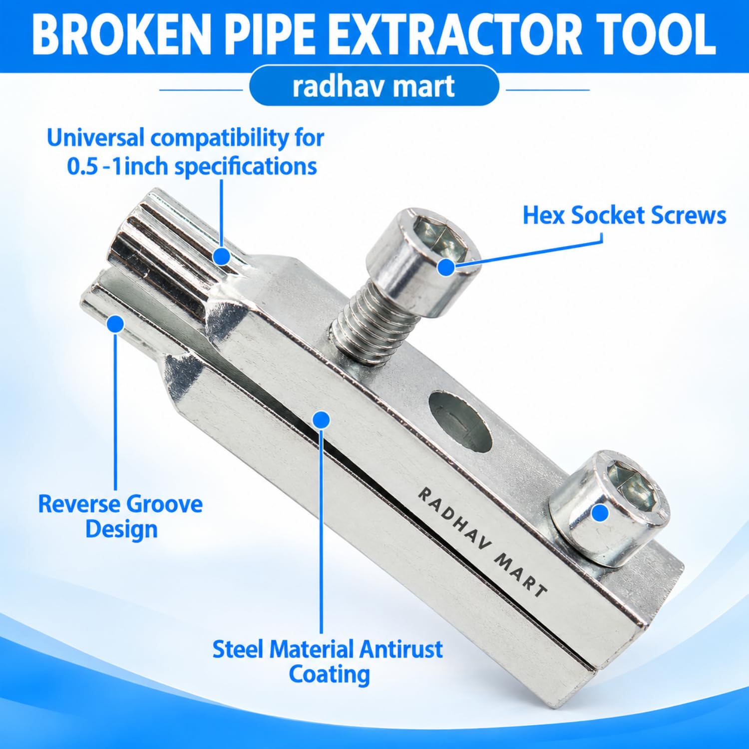 Fix Faucet Heads Easily - Broken Tap Remover -7