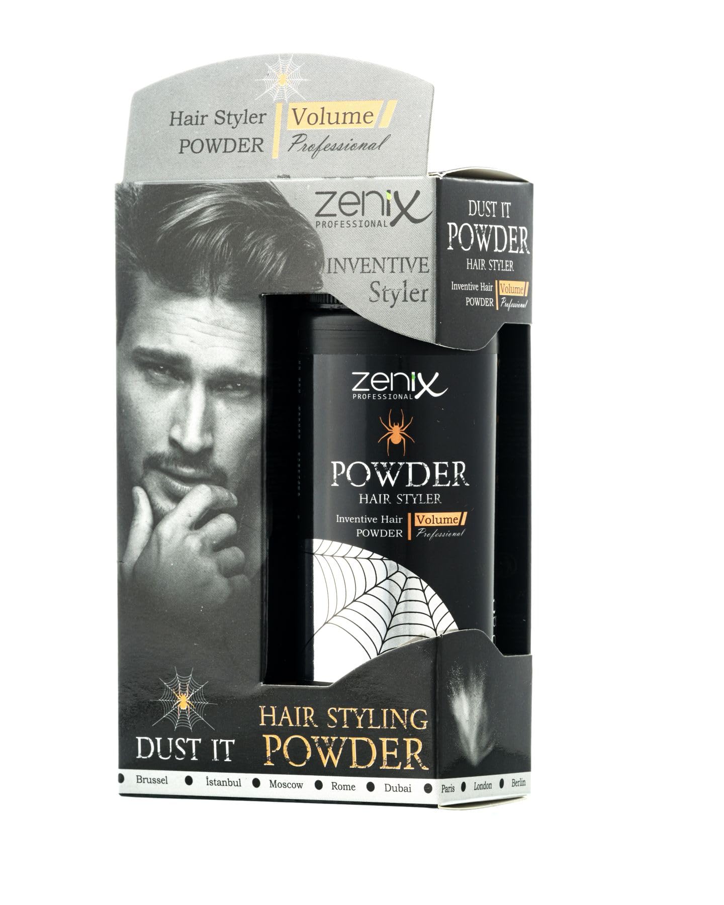 Zenix Hair Styling Powder – 20g, Volumen- & Texturpuder Mit Matteffekt, Für Männer & Frauen