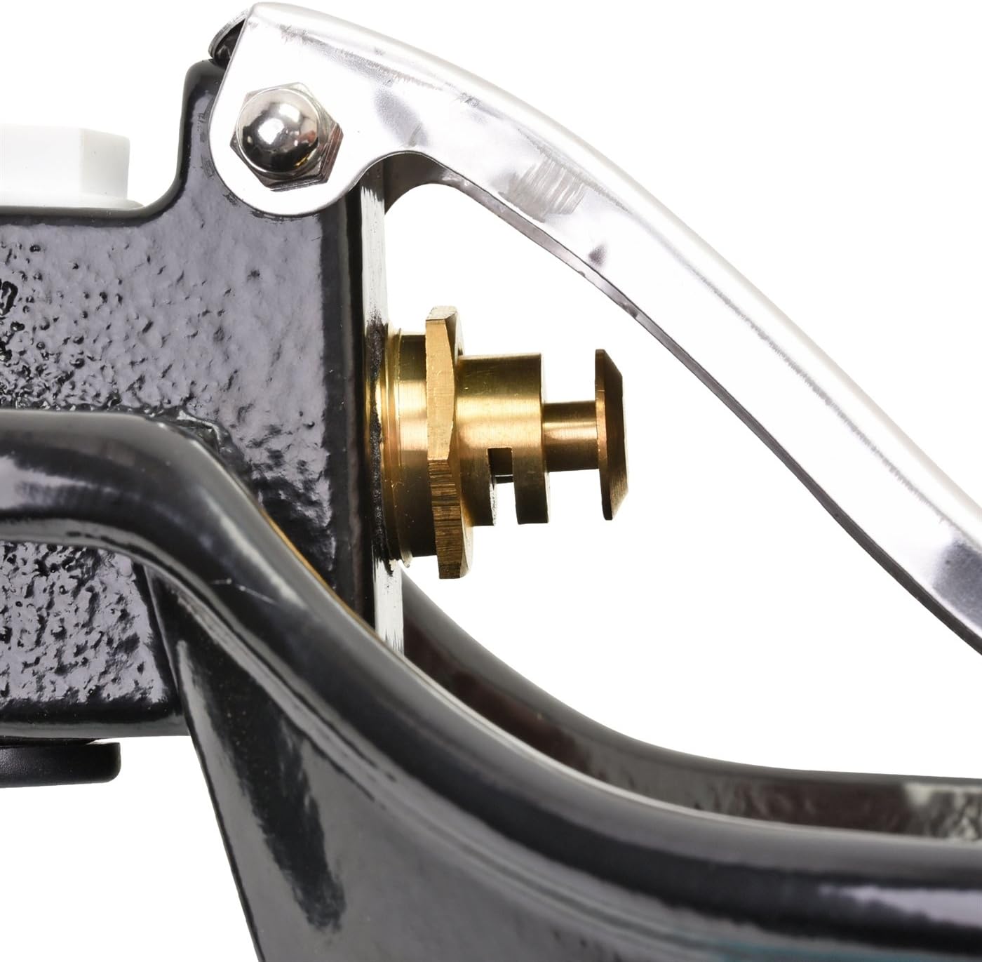 Kerbl Stainless Steel Bowl with Handle and Button for Horse - 1.45L