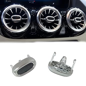 Turbine Air Conditioning Vent Blade Knob Front LED Replacement for Mercedes-Benz A GLA GLB A200L W177 W247