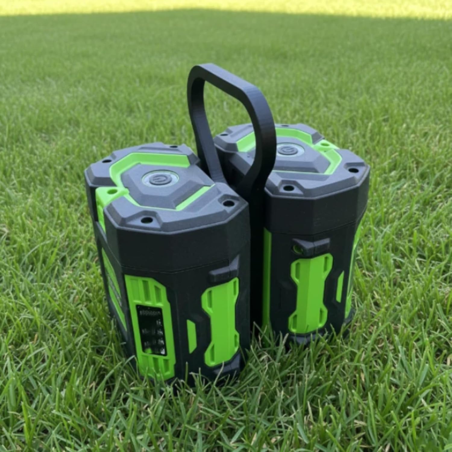 Carry Handle for EGO Batteries — Dual Battery Portable & Battery Carrier, Secure Transport with Pinned Assembly