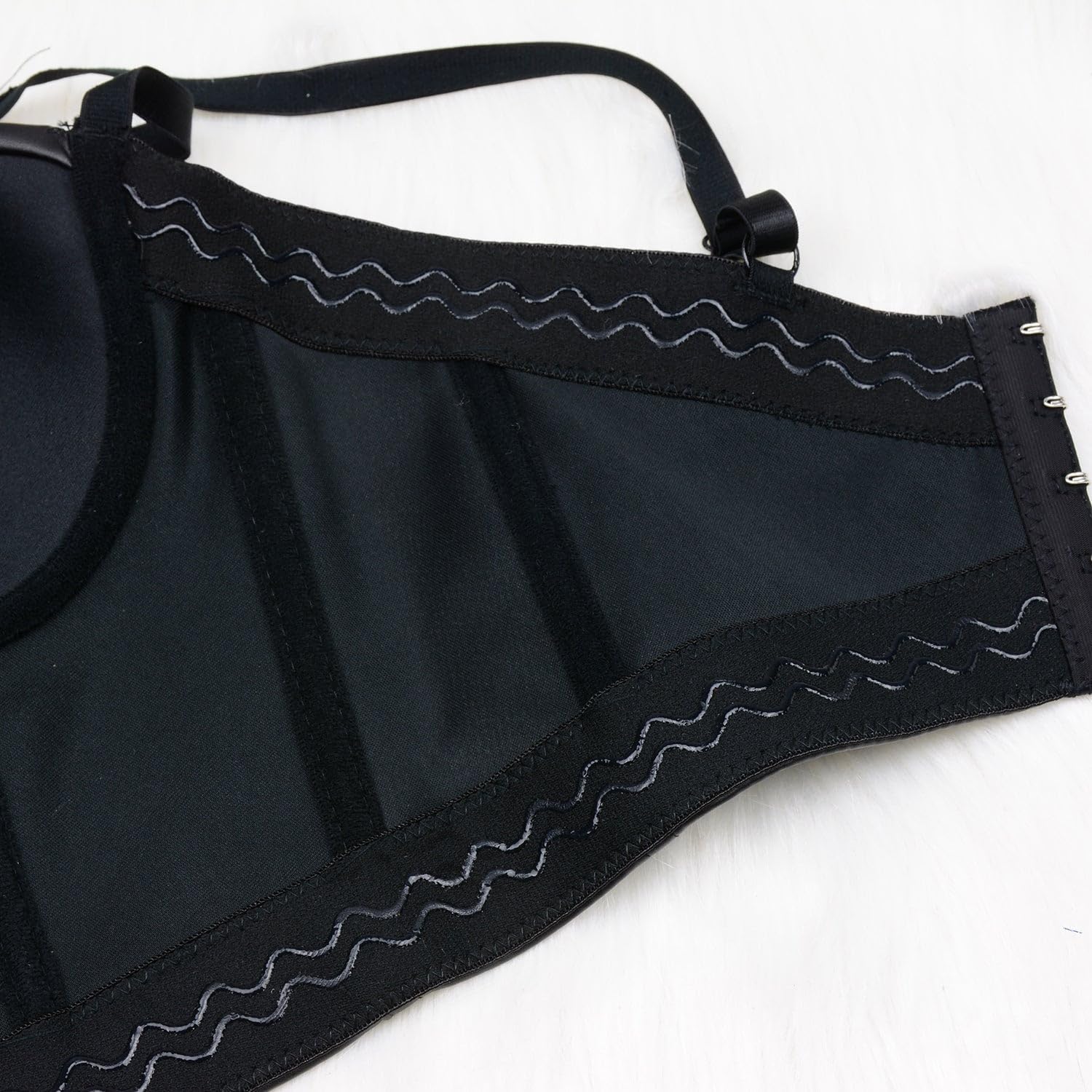 ELLACCI PU Leather Sexy Cut Cross Bustier Crop Top Gothic Women's Corset Top Bra