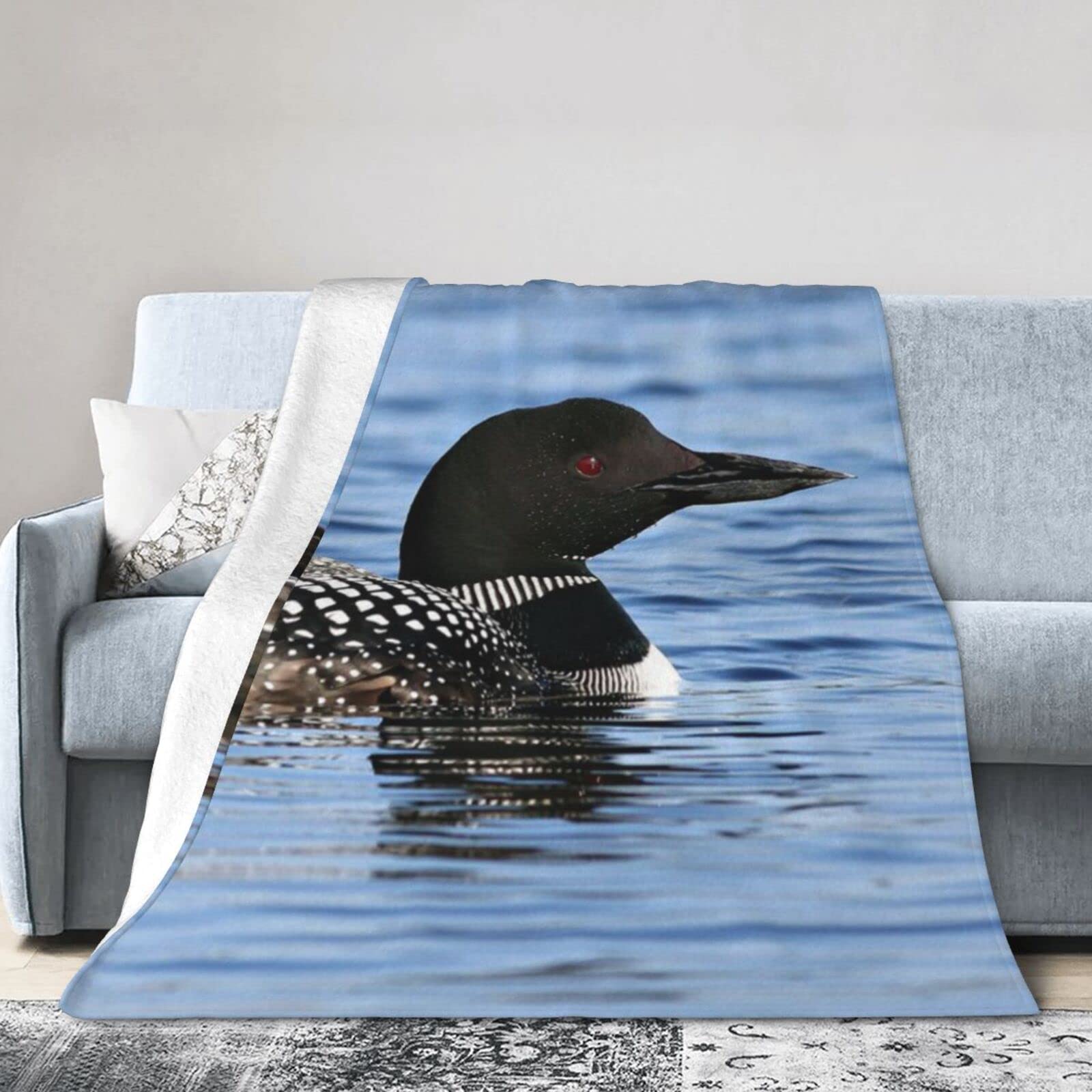 Couverture polaire Loon Birds, finissez-en avec les plaids lourds qui ne tiennent pas chaud