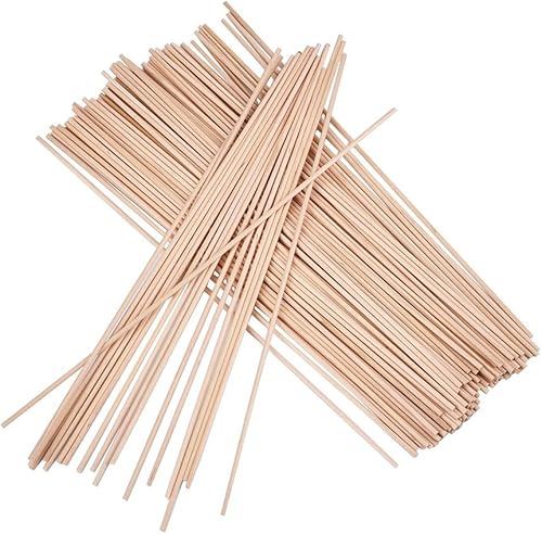 Miniatura 3 de eBoot - Cañas de madera natural para manualidades, 100 unidades