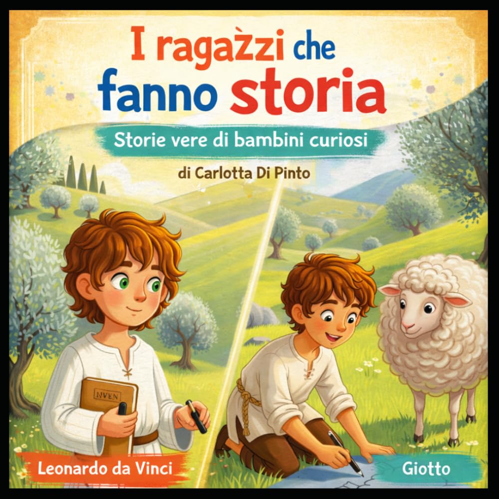 Leonardo da Vinci e Giotto di Bondone: Storie vere di bambini curiosi