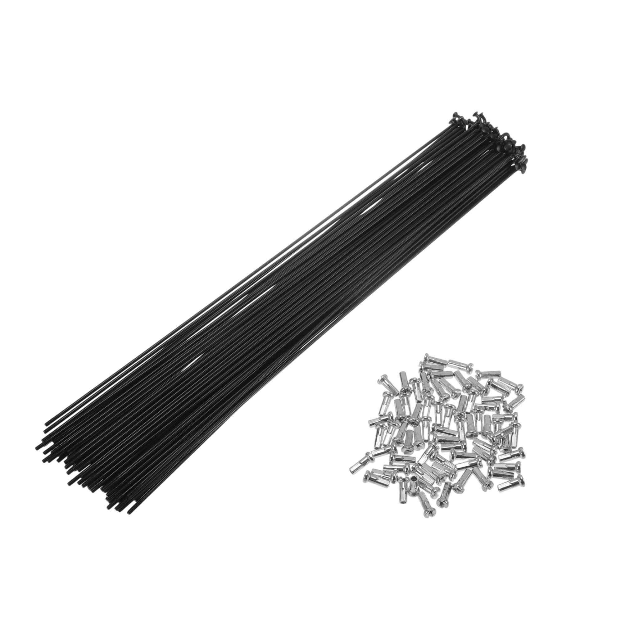 HOPESPANNER 72 Set 14G Bicycle Spoke 280mm Bike Wheel Spoke Carbon Steel Black