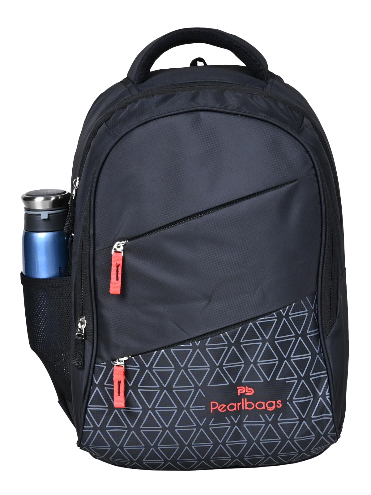 PB Pearlbags Brix 25 ltrs Medium Water resistant school bag/daypack/college bag/casual Backpack for boys/girls (black)-image-44