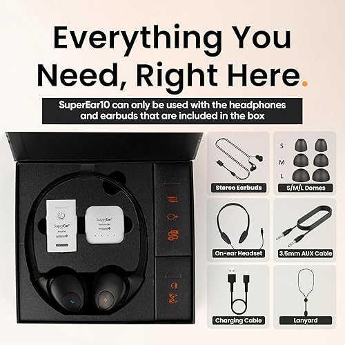 Miniatura 7 de SuperEar Nuevo modelo SE10 para personas mayores - Amplificadores auditivos para personas mayores Dispositivo de escucha de largo alcance