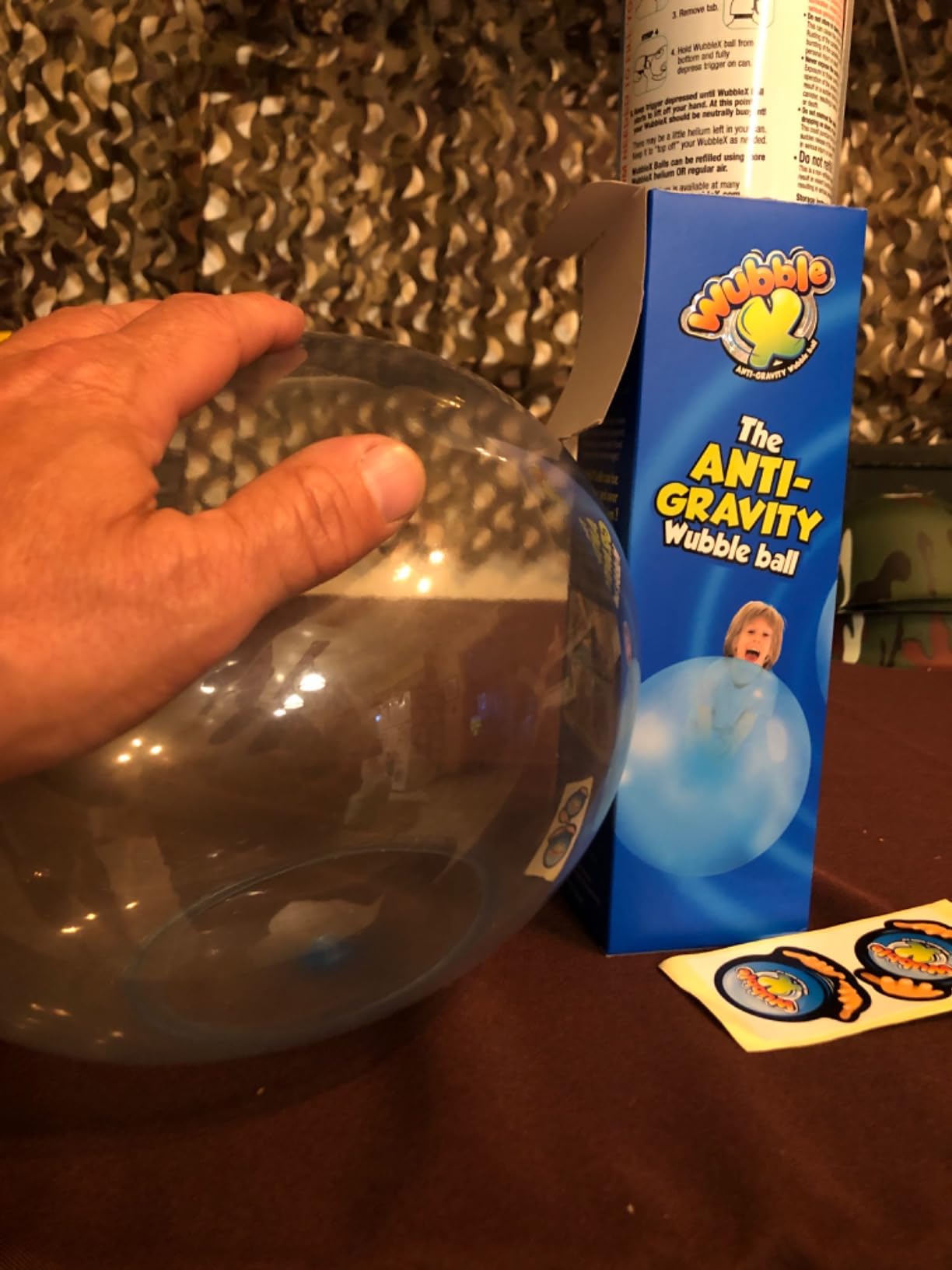 Wubble X Helium Canister for the AntiGravity Wubble Ball