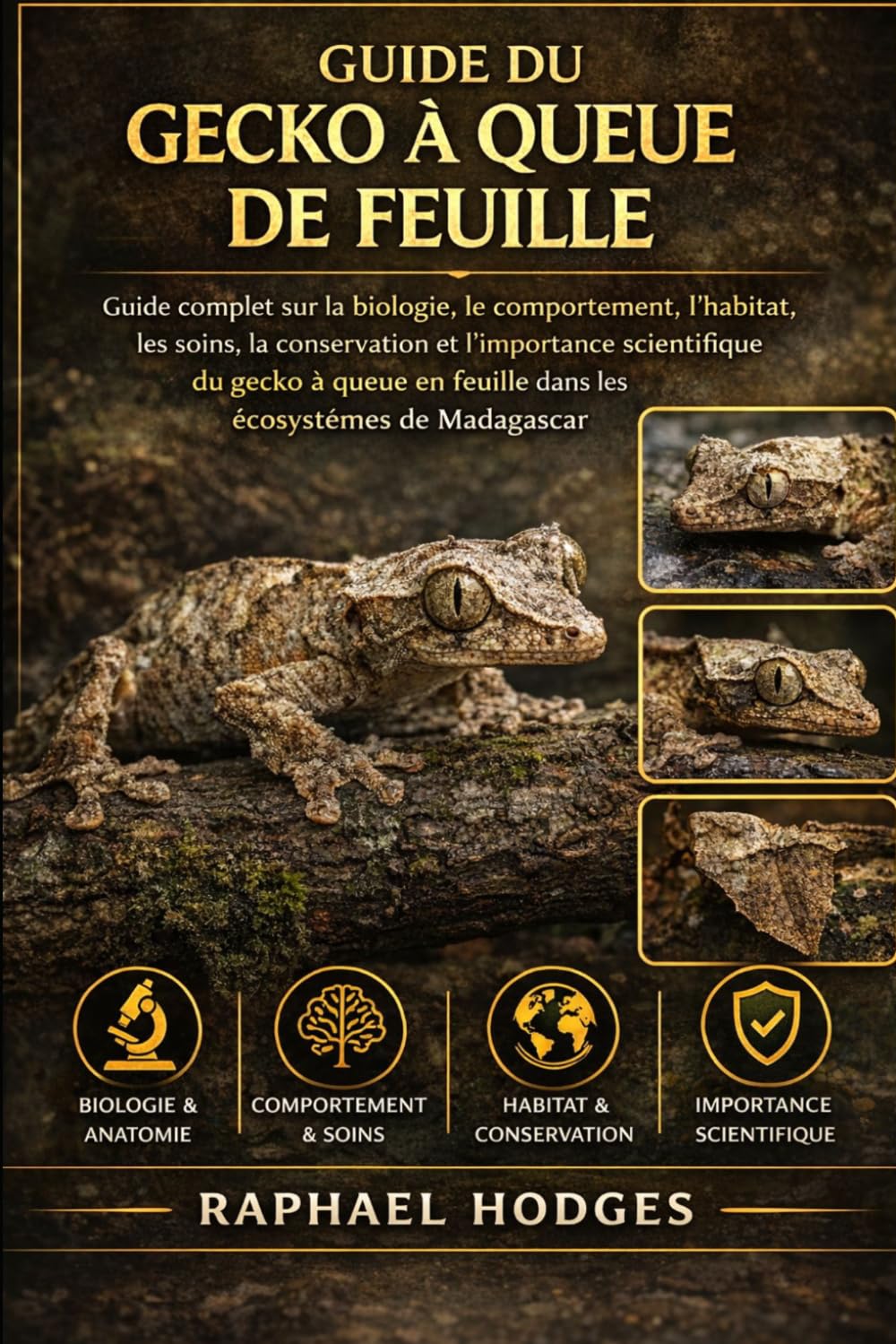 GUIDE DU GECKO À QUEUE DE FEUILLE: Guide complet sur la biologie, le comportement, l'habitat, les soins, la conservation et l'importance scientifique ... en feuille dans les écosystèmes de Madagascar