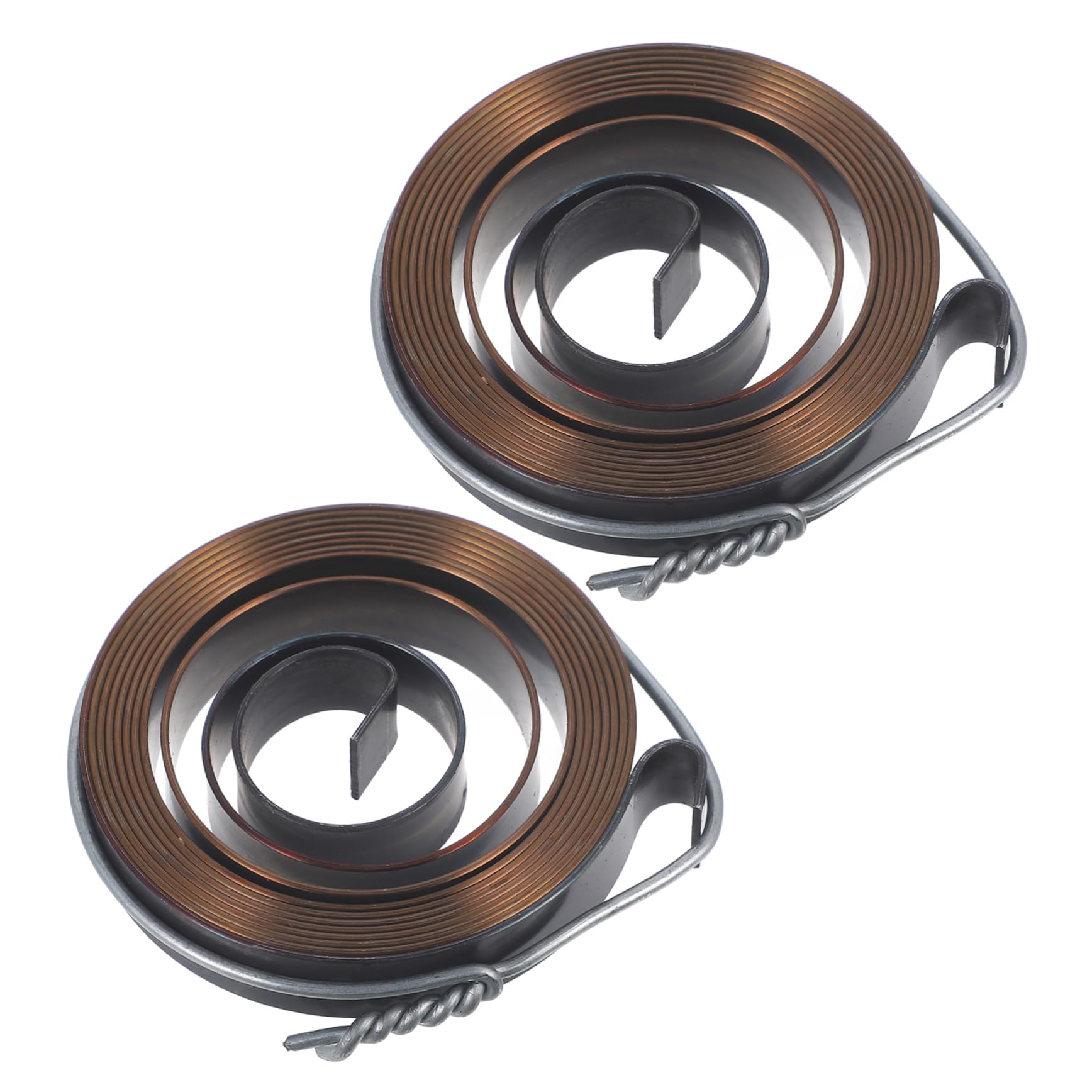 Uonlytech 2pcs Drill Press Spring Drill Press Parts Replacement Return Spring Parts DIY Return Spring Return Coil Spring Assembly Quill Spindle Spring Quill Spring Feed Assembly Tool Steel