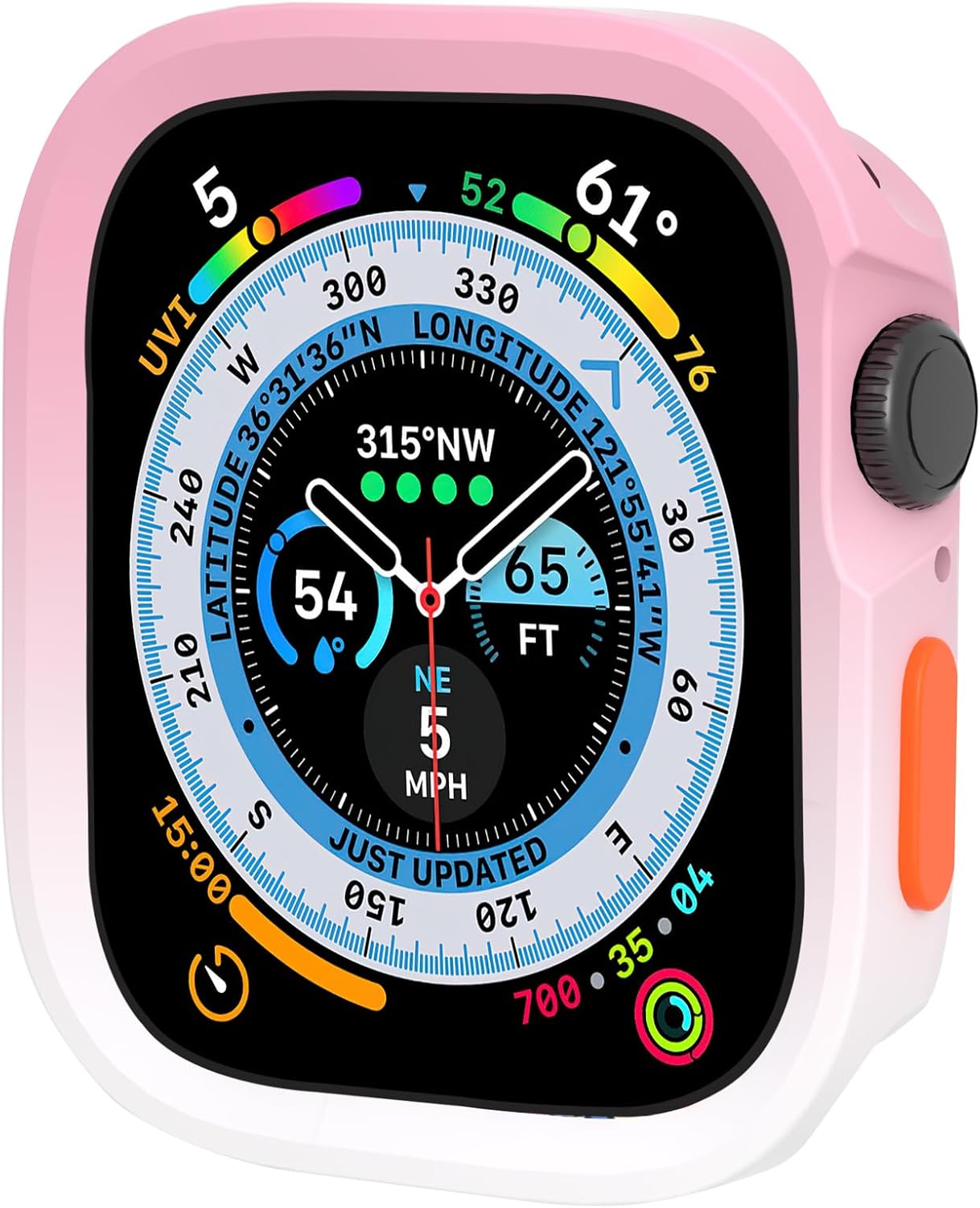 Rugged Case for Apple Watch Series 10 46mm Case Durable TPU Case for Apple Watch Series 10 Case 46mm Apple Watch Case Flexible Shock Proof Apple Watch Series 10 Screen Protector