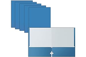 Better Office Products Two Pocket Portfolio Folders