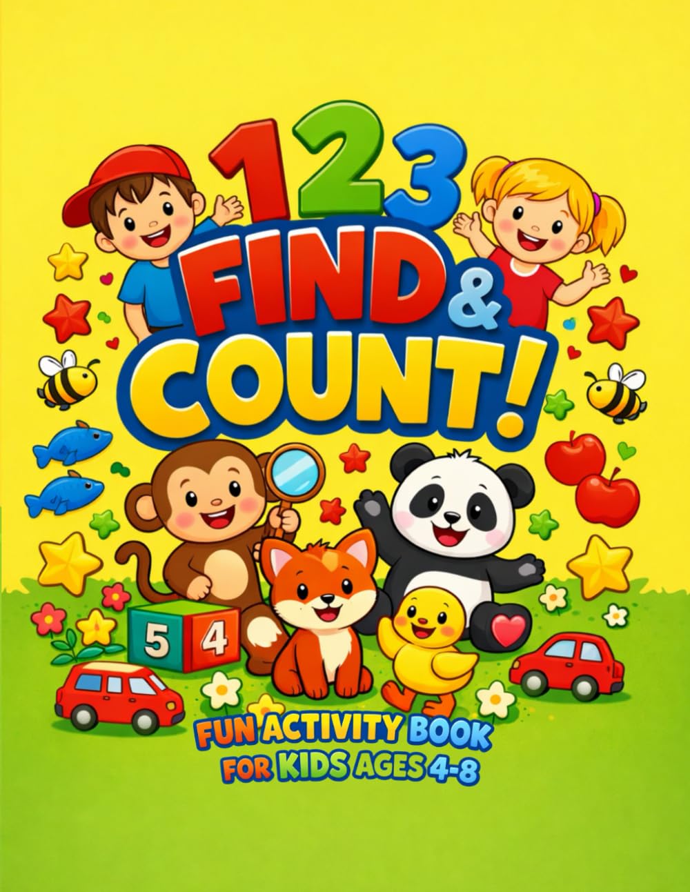 Find & Count: A Fun Activity Book for Kids Ages 4–8