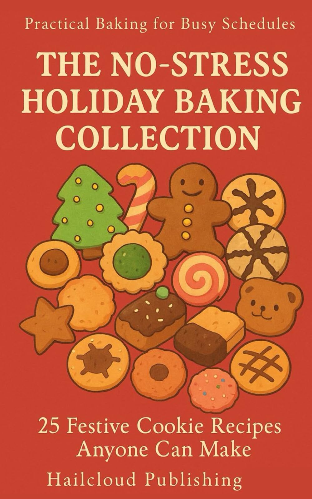 The No-Stress Holiday Baking Collection: 25 Festive Cookie Recipes Anyone Can Make (HCP Cookbooks)