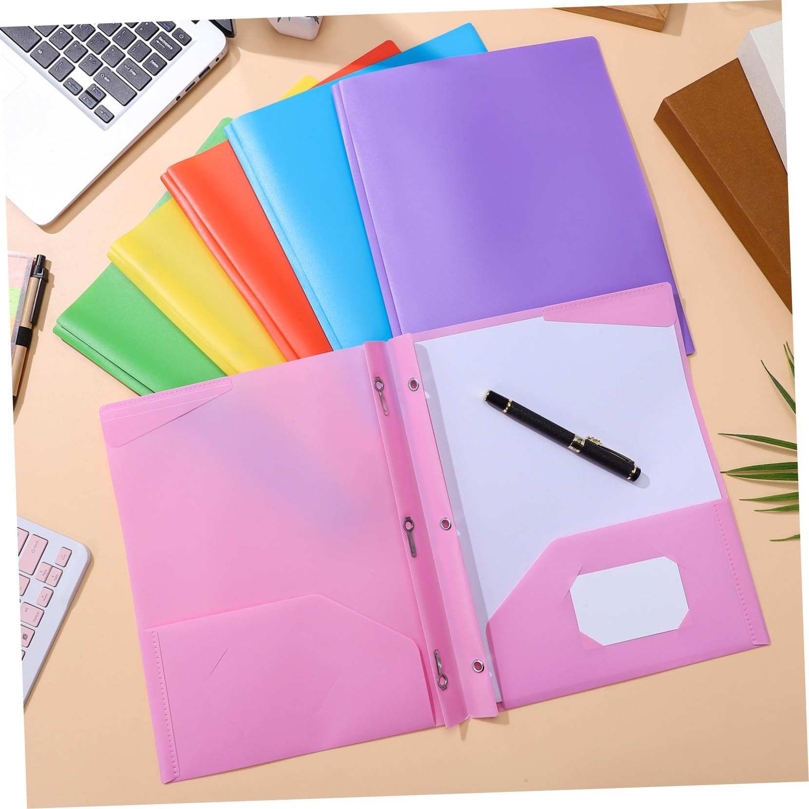 9 Stück Teiliges Dokumentenordner mit Doppelten Taschen Flexible Kunststoff Sammelmappen in Farben Vielseitiger Akten Organizer für Büro und Schule Große Kapazität für