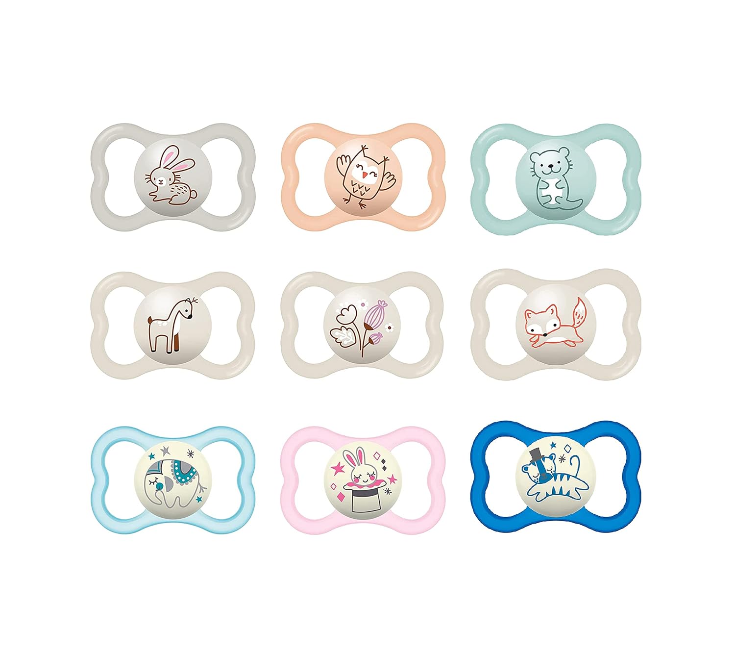 Amazon.com : MAM Air Night & Day Baby Pacifier, for Sensitive Skin ...