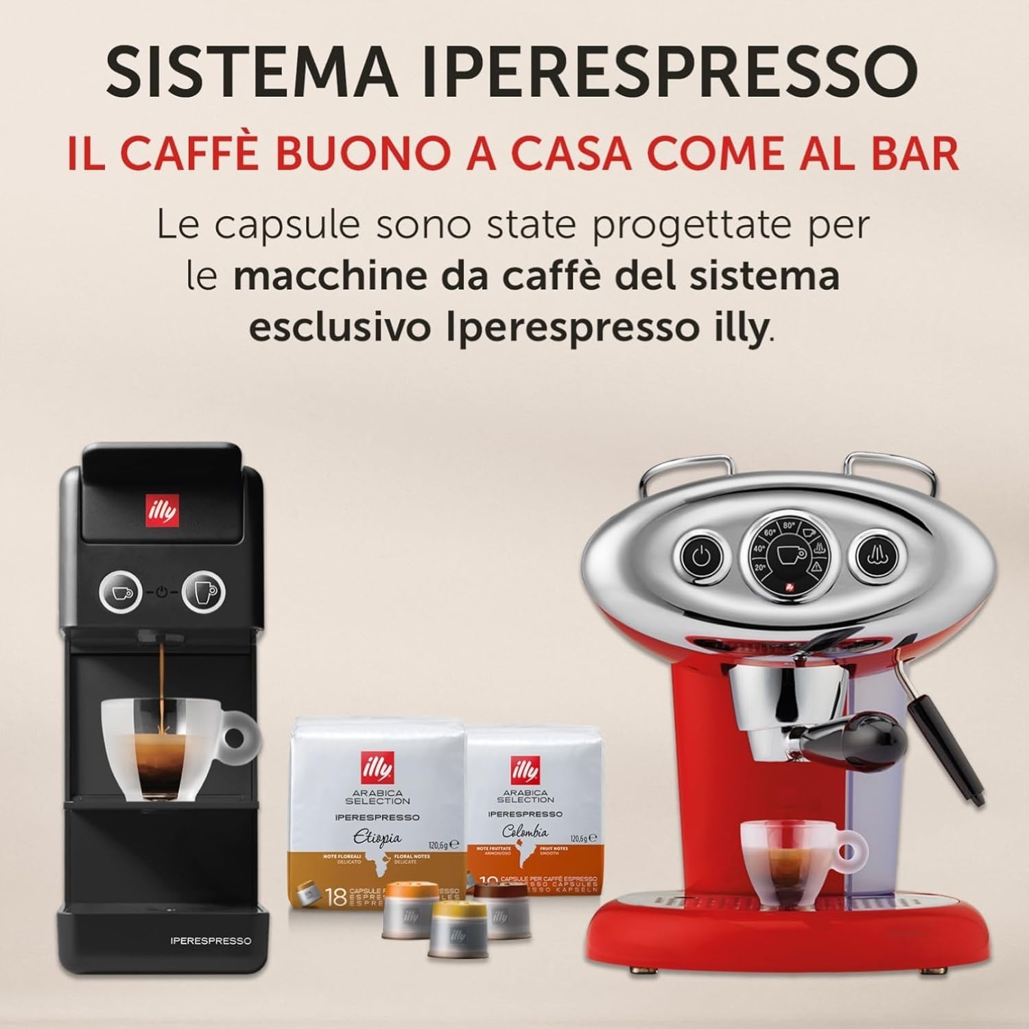 Caffè ILLY Iperespresso Miscela BRASILE,108 Capsule Originali, 100% Arabica con Note di Caramello e Frutta Secca -DD-