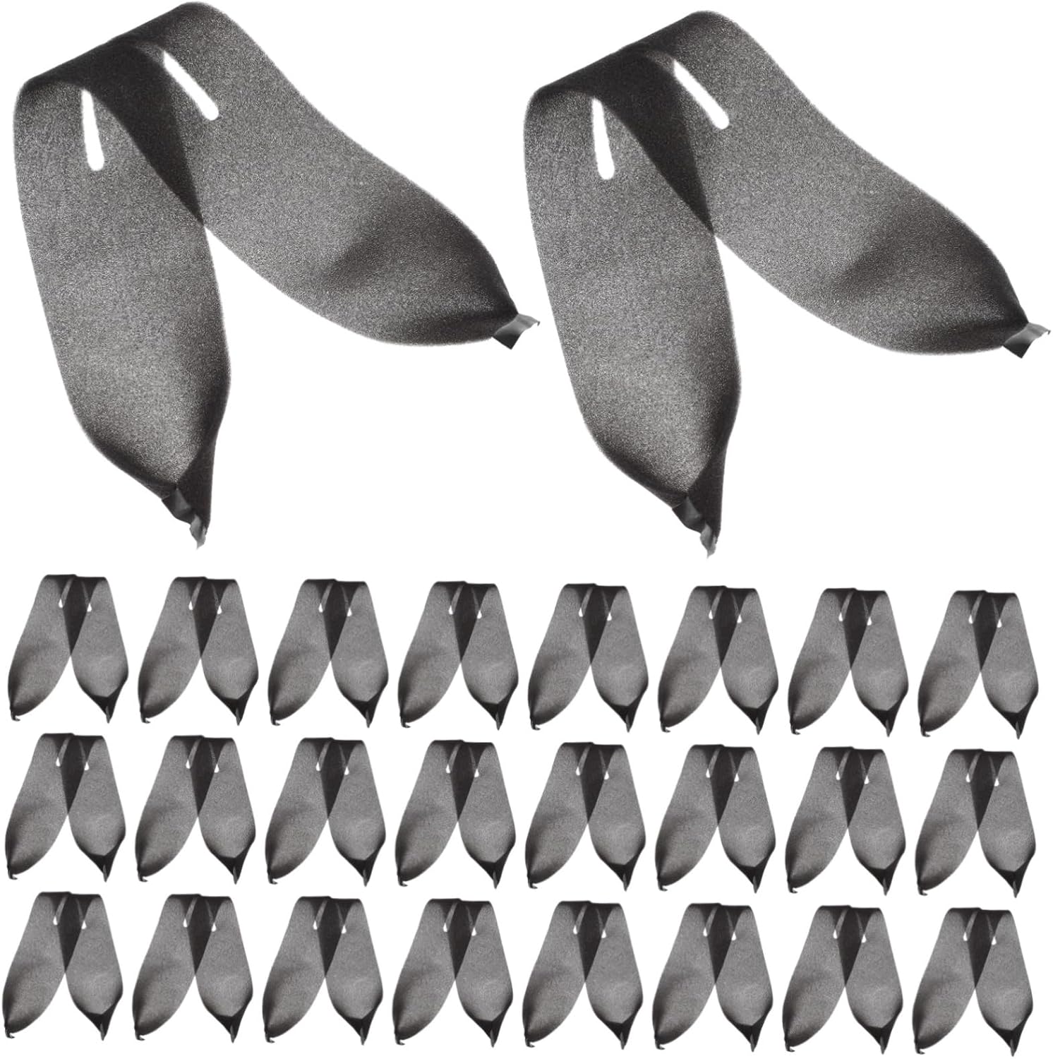 PRETYZOOM 4sets Hanger Sponge Pad Skid Shoulder Support Protectors Protective Hanger Covers for Clothing 50pcs*4