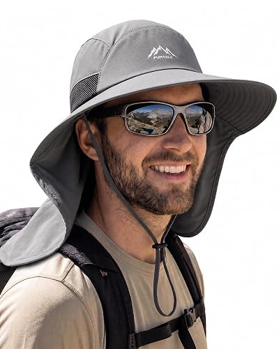 FURTALK Sun Hats for Men Women Fishing Hat with Neck