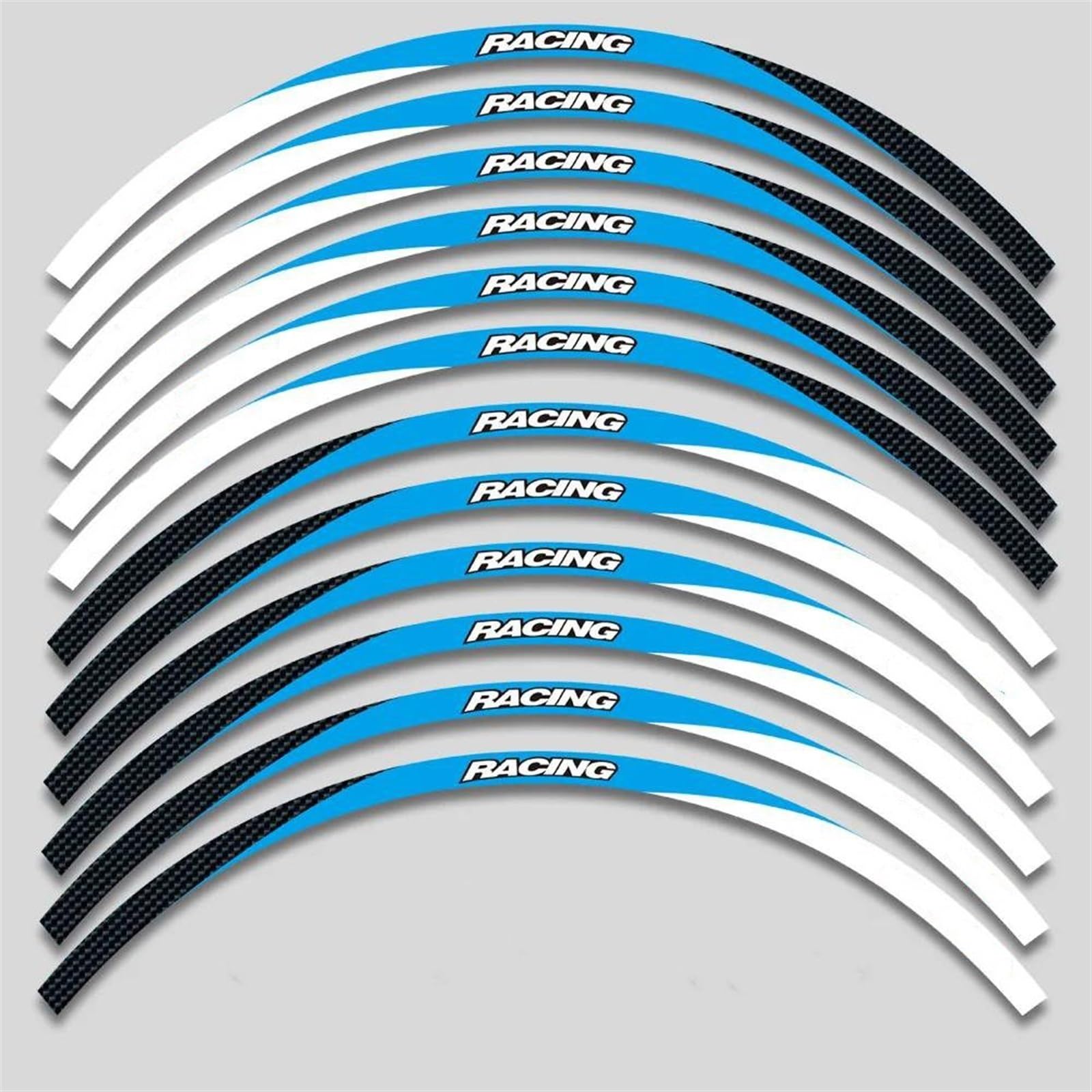 Stickers Motorcycle Reflective Rim Edge Stripes Wheel Stickers for NC750 NC750S NC750X NC 750 XS 750X 750S(Style 6)