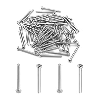 Vista 79 de MroMax 30 tornillos de máquina Phillips de cabeza plana M2 x 0.197 in, acero inoxidable 304 18-8, rosca completa, tornillos de cabeza cruzada gris