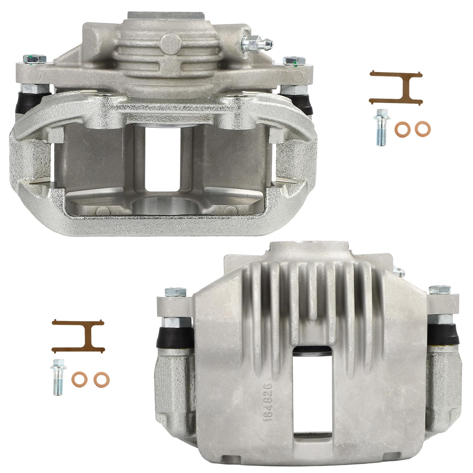 SCITOO 18B4627 18B4626 Rear Left &amp; Right Disc Brake Calipers w/Bracket Fit For Chev For Caprice 1994-1996,For Chev For Impala 1994-1996, Single Piston