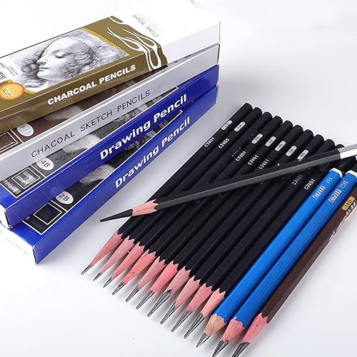 Miniatura 2 de Lápices de bocetos, pinturas de arte, lápices de madera, lápices profesionales, 12 piezas (2B)