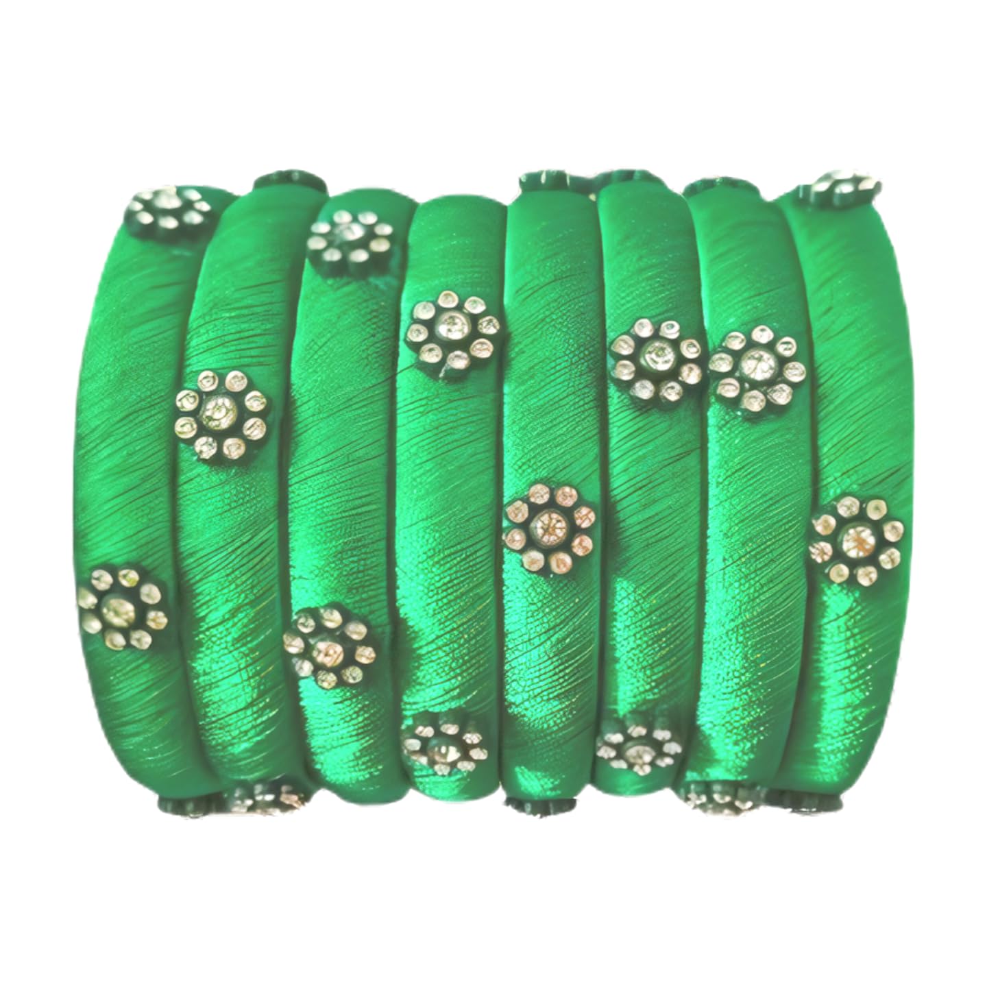 See full amazon price history chart for Rajshyama Handicrafts Silk Thread Bangle Kada For Women 8PC Set Multicolour Stone Flower Design Wedding & Festive Occasion Handmade Multicolored Chura Chuda Chudi Stone (GREEN- DG STONE, 2.6) Rajshyama Handicrafts Silk Thread Bangle Kada For Women 8PC Set Multicolour Stone Flower Design Wedding & Festive Occasion Handmade Multicolored Chura Chuda Chudi Stone (GREEN- DG STONE, 2.6) (B0D46XBPWG) Amazon Price History, Amazon Price Tracker