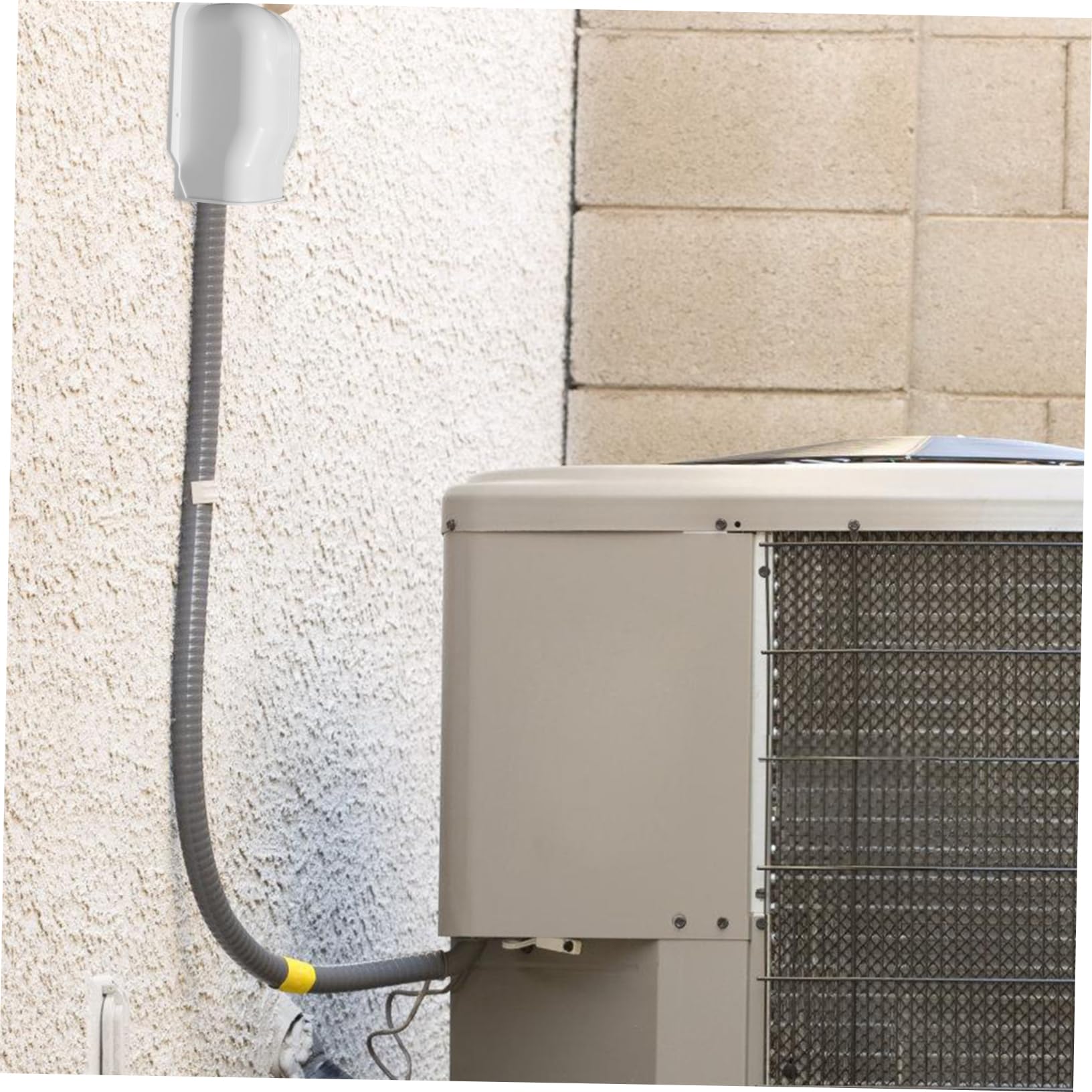 Alipis 3stücke Air Conditioner Tubing Cover Pvc Abdeckung Für Wanddurchführungen Dekorative Und Einfach Zu Installierende Lösung Für Klimaanlagenrohre Schützende Und Ästhetische