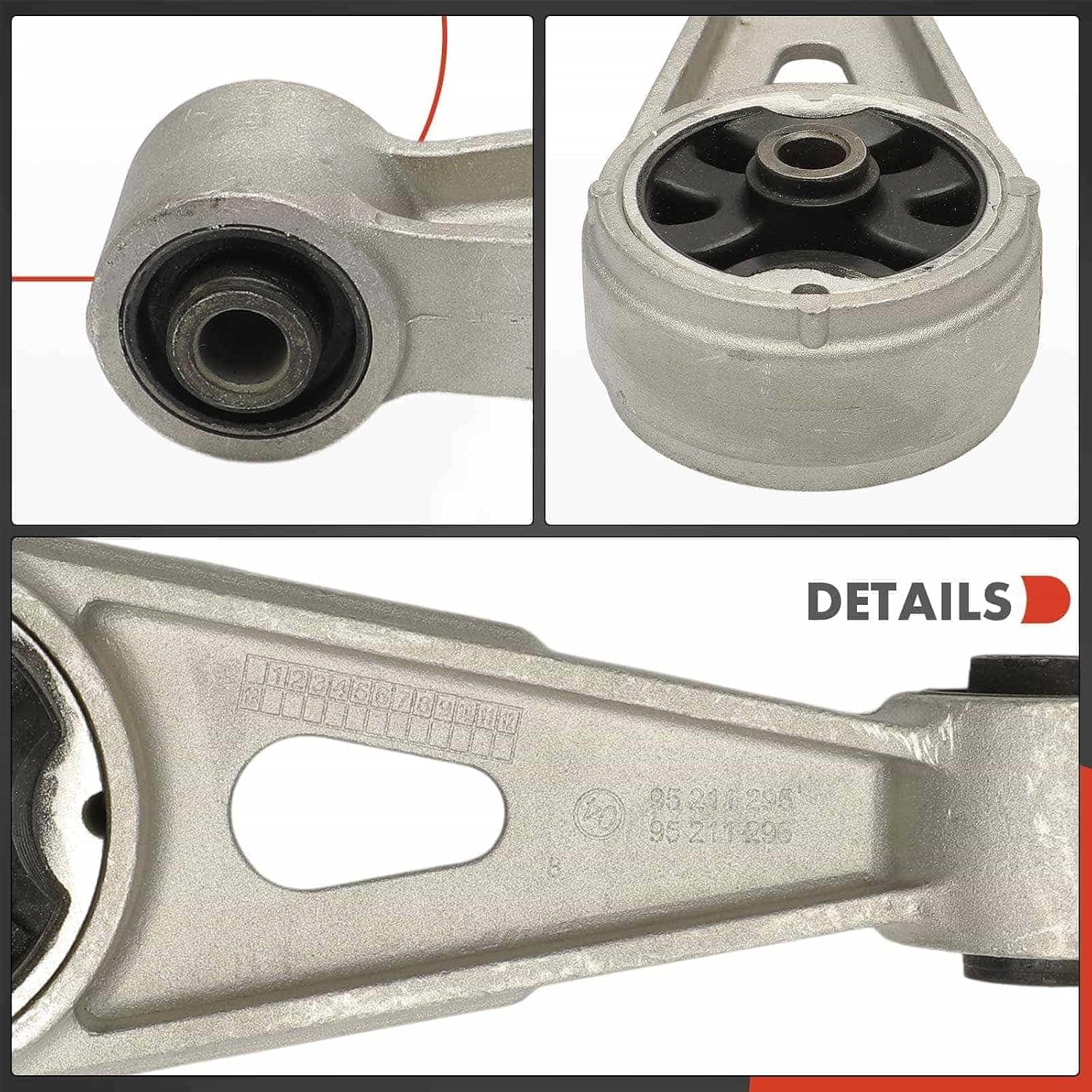 A-Premium Lower Transmission Mount Compatible with Chevrolet Spark 2013 2014 2015, 1.2L