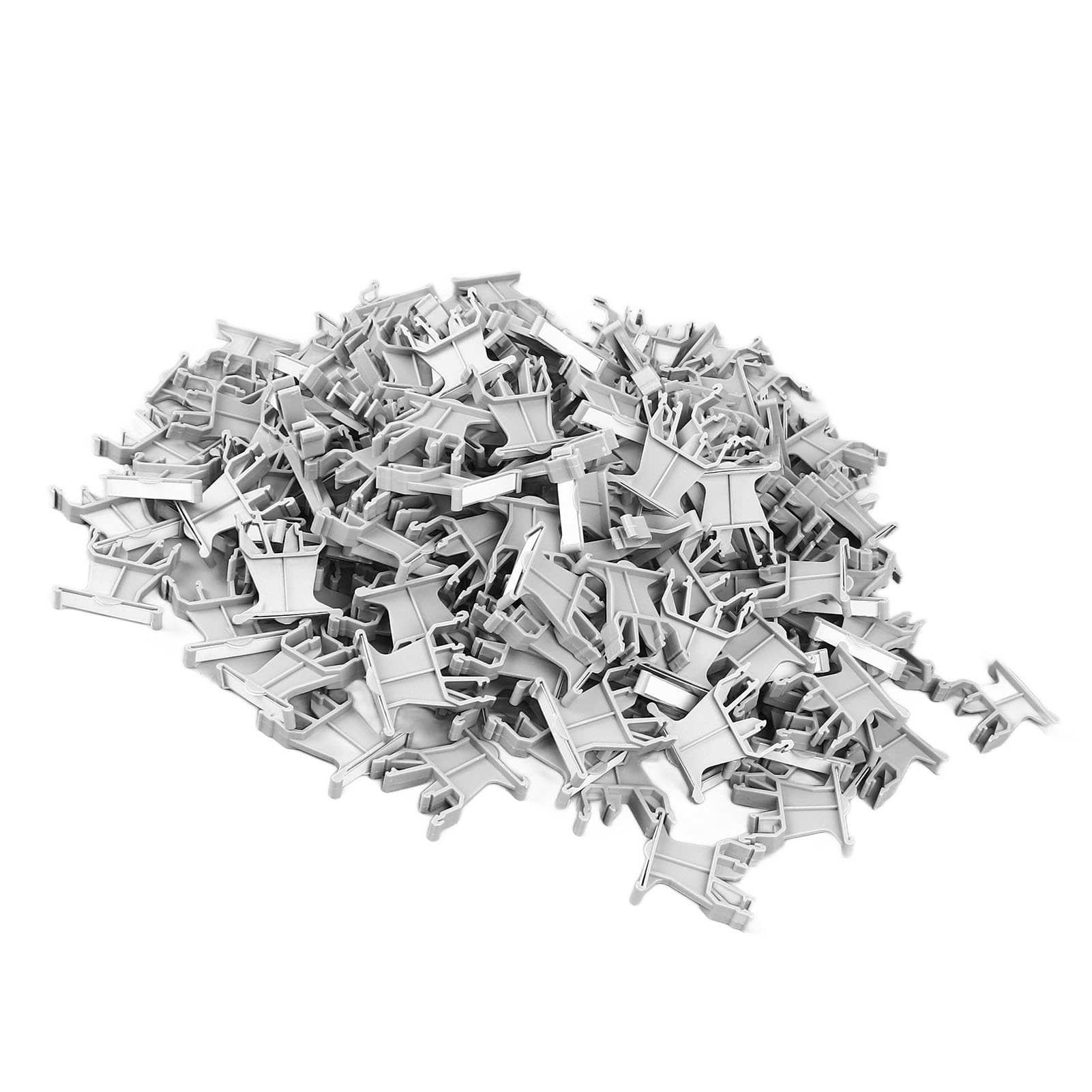 Étiquette Termin King, 100 Pièces Porte-marqueur 35mm Installation sur Rail DIN 100 Pièces Blocs de Circuit de Terre UK B1 pour Accessoires de Bloc W