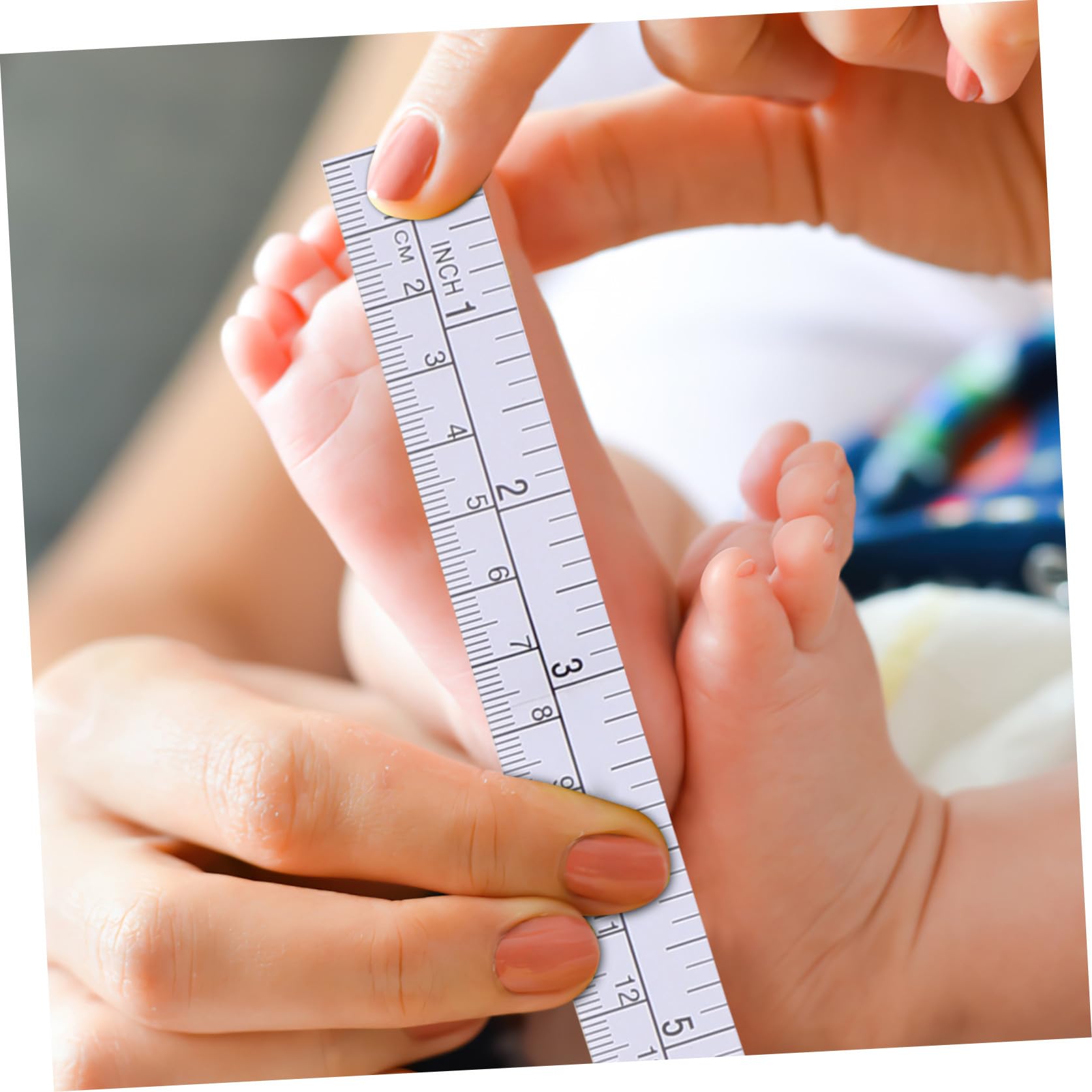 Artibetter 25piezas Reglas De Papel Graduadas De Cinta Métrica Desechable Para Heridas y Manualidades Escala Métrica
