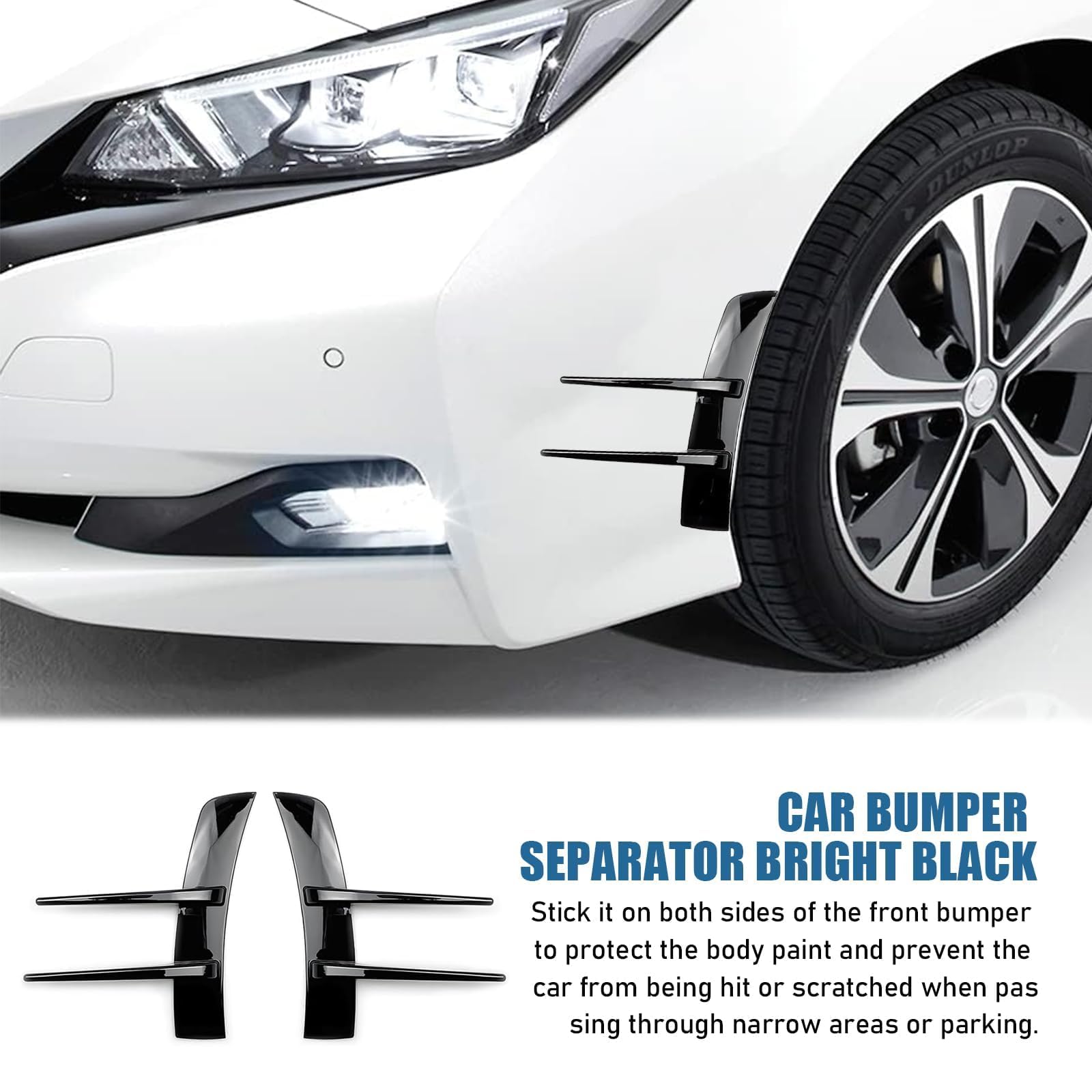 Auto Frontspoiler für BMW 5 Series 5er Serie 5 E60 E61 F10 F11 F07 F18 G30 G31 G38 G60 G61 G68, Auto Frontstoßstange Lippe Splitter ABS Frontspoile Auto Frontschürze Lip Bodykit